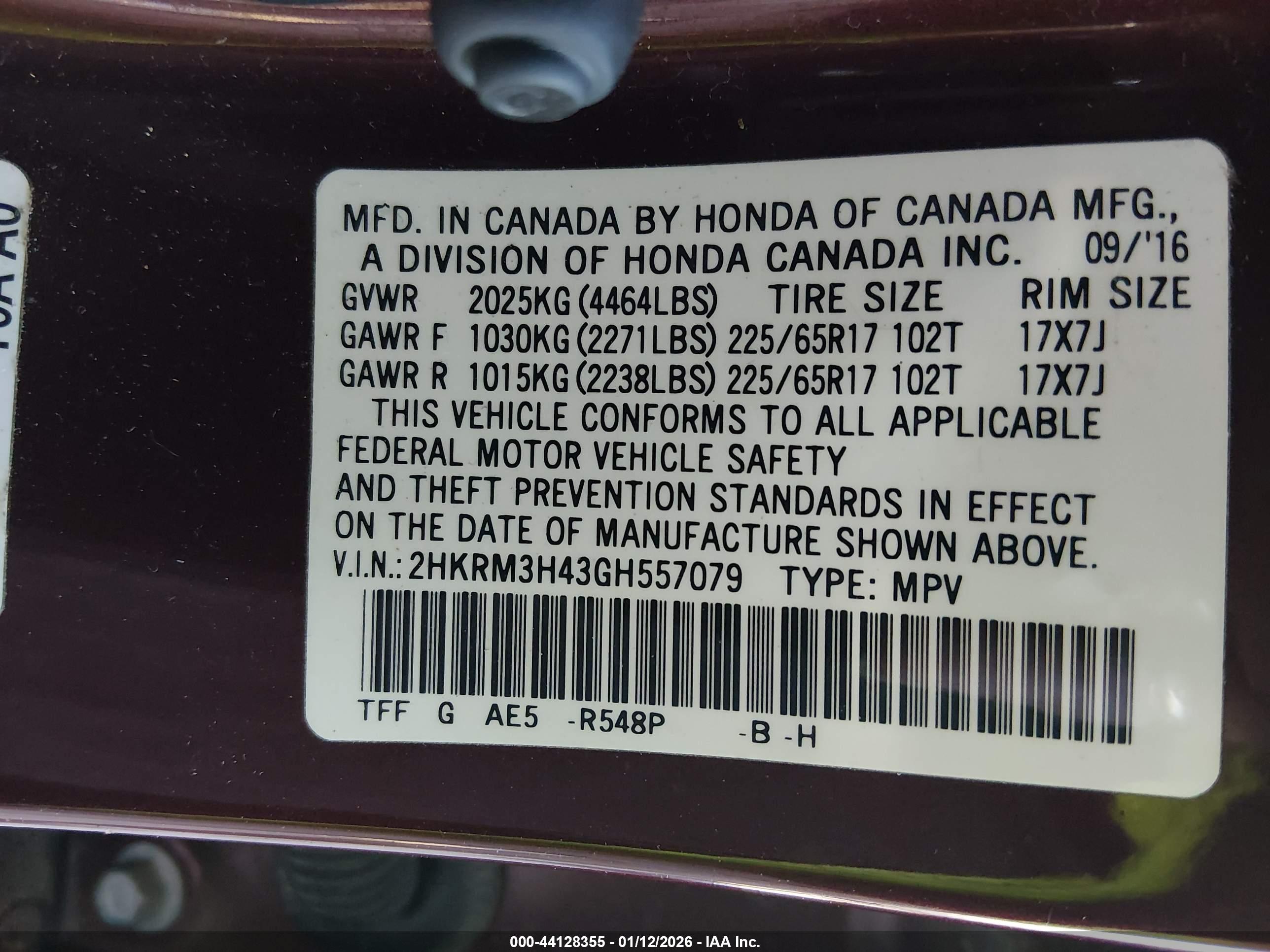 HONDA CR-V image 9