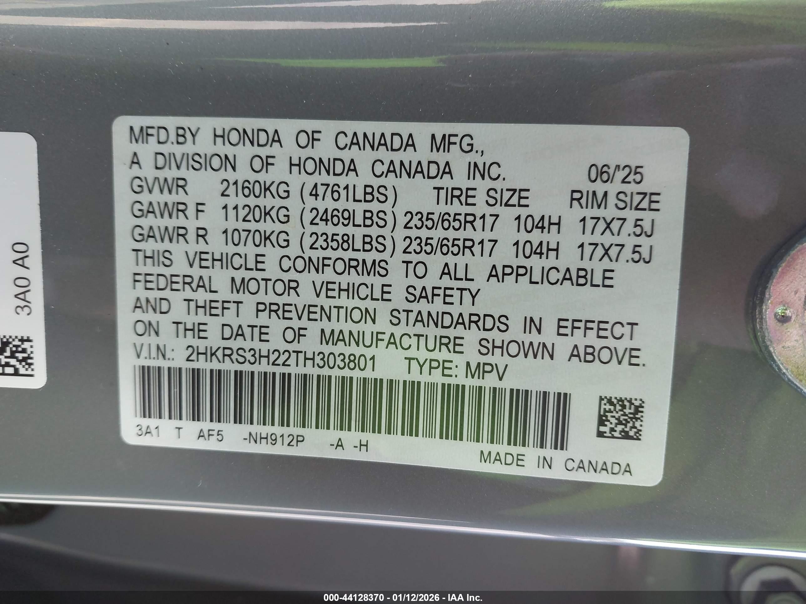 HONDA CR-V image 9