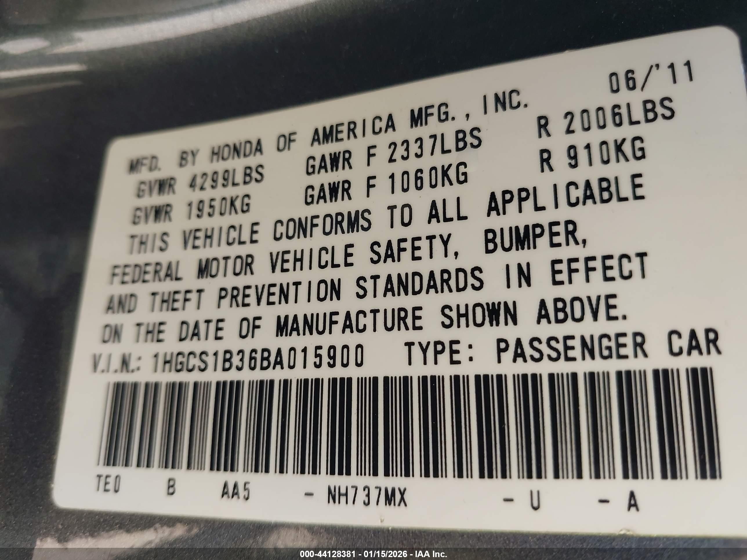 HONDA ACCORD image 9