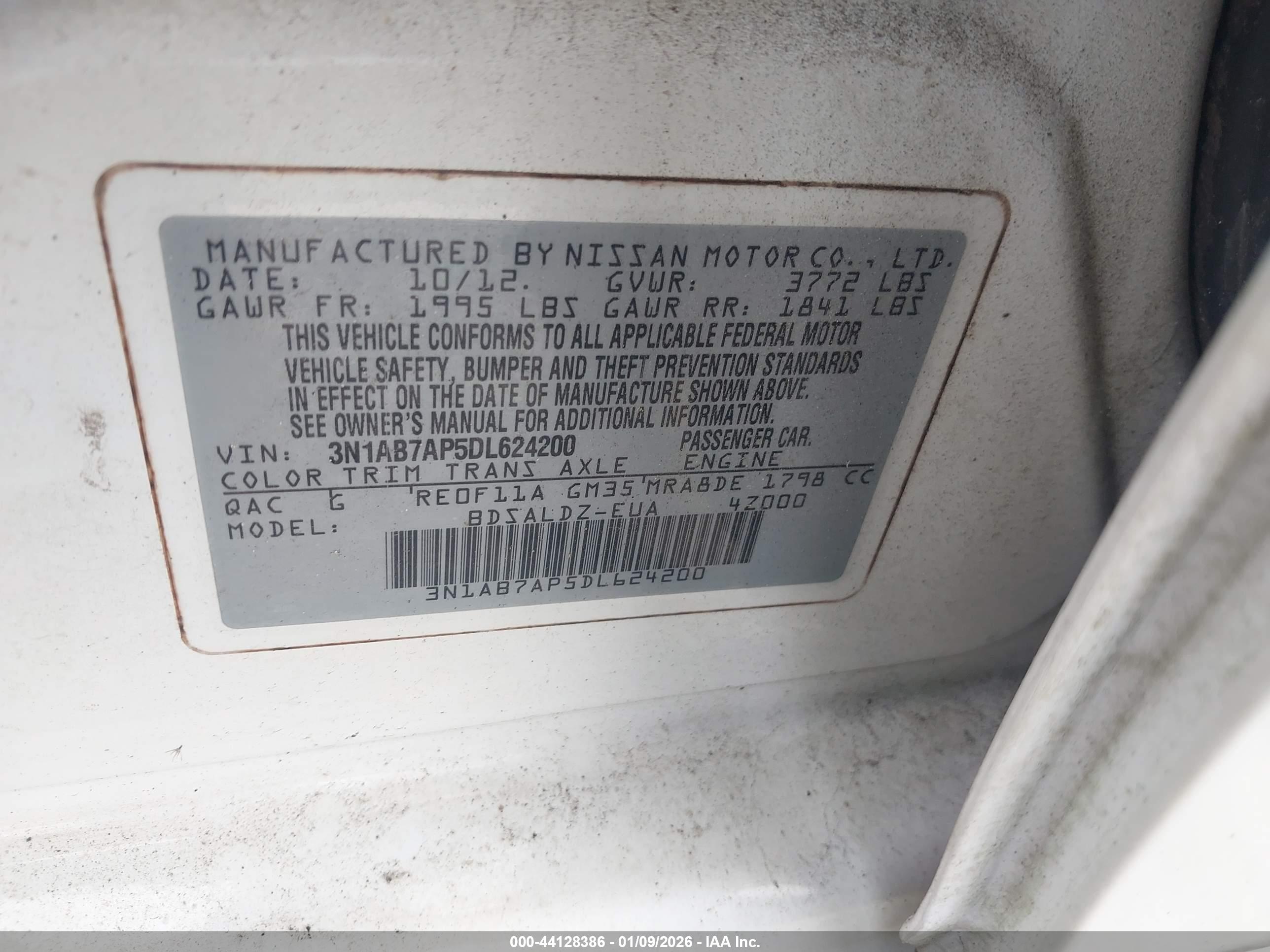 NISSAN SENTRA image 9