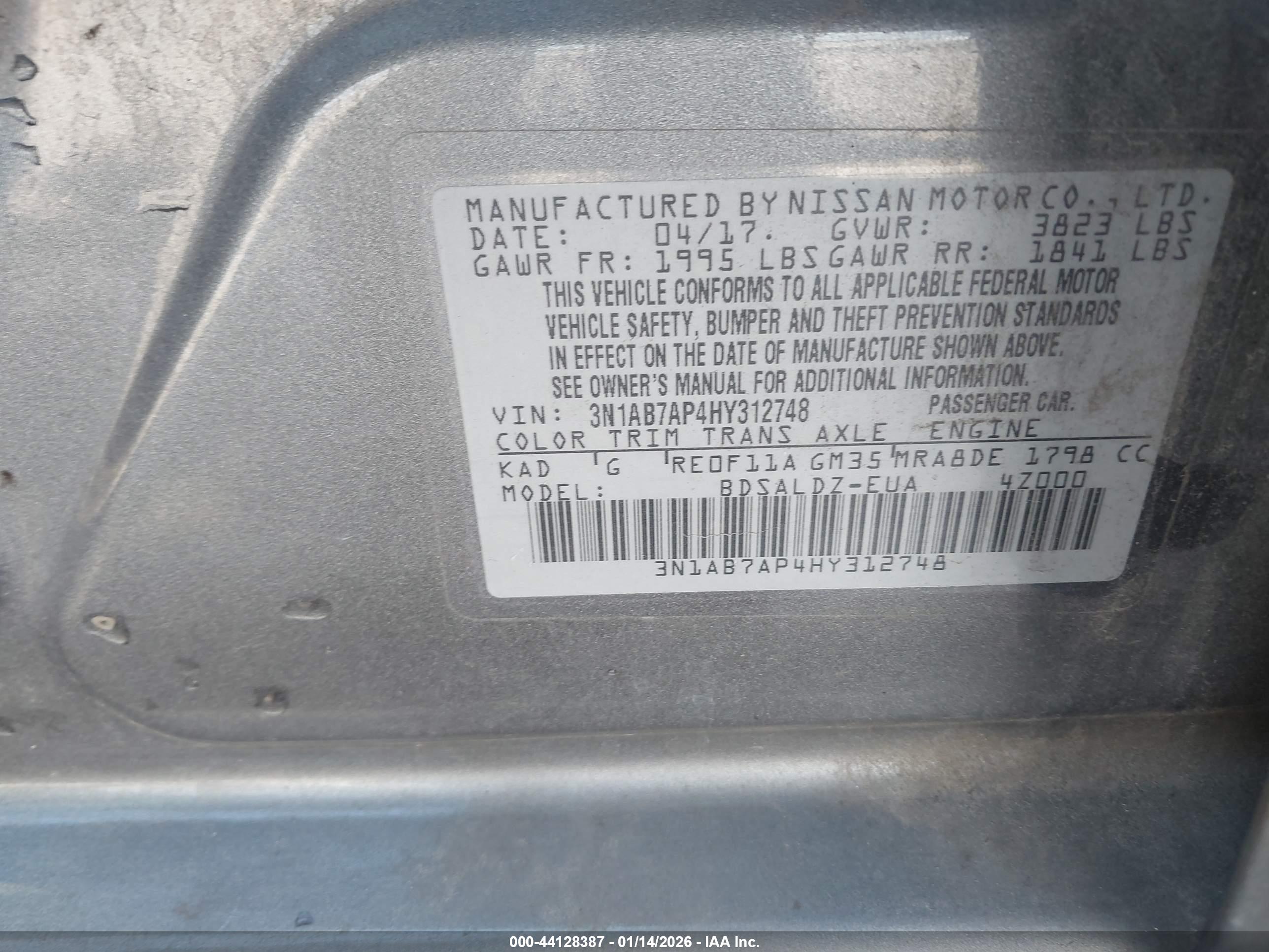 NISSAN SENTRA image 9