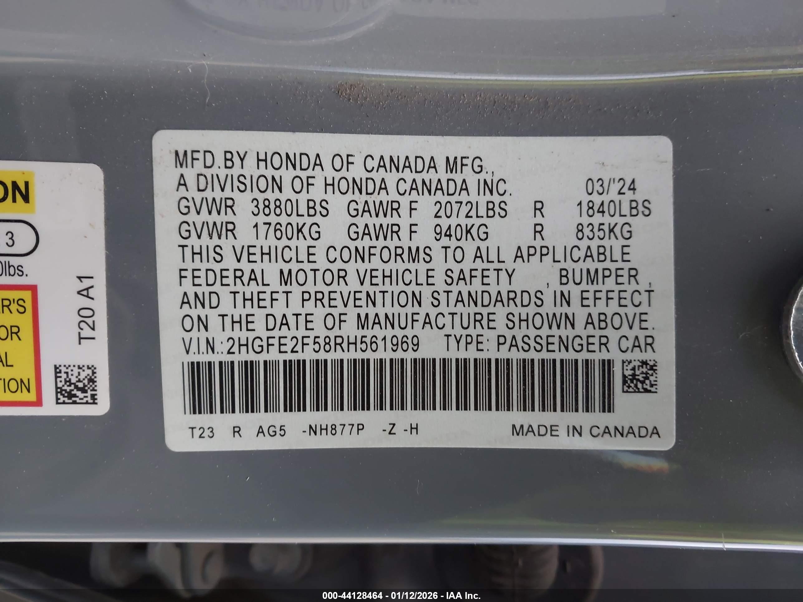 HONDA CIVIC image 9
