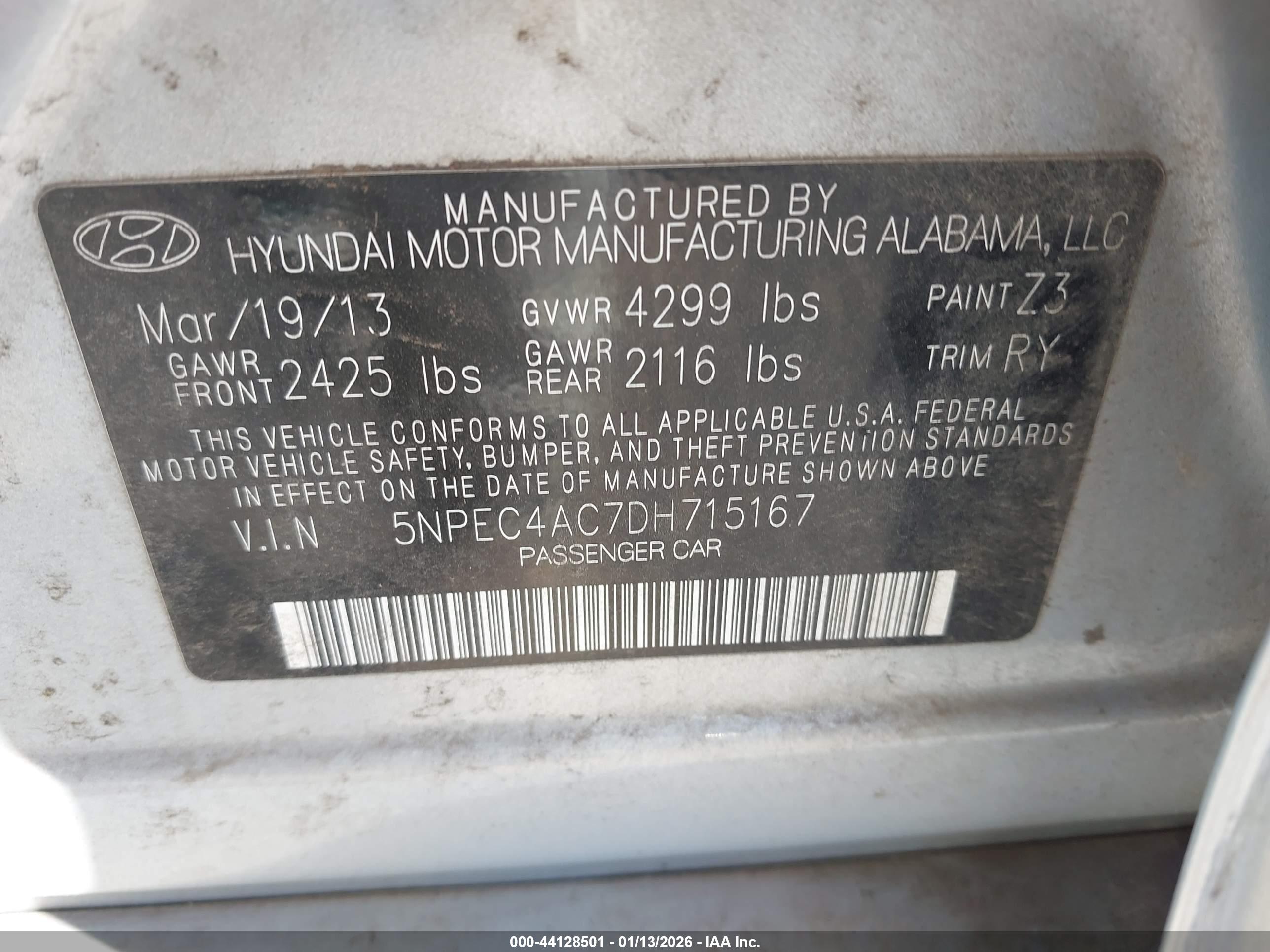 HYUNDAI SONATA image 9