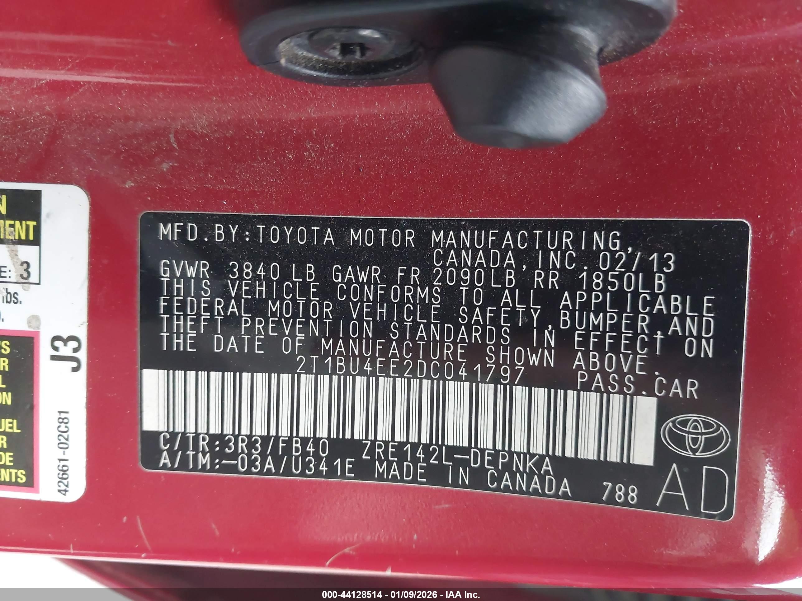 TOYOTA COROLLA image 9