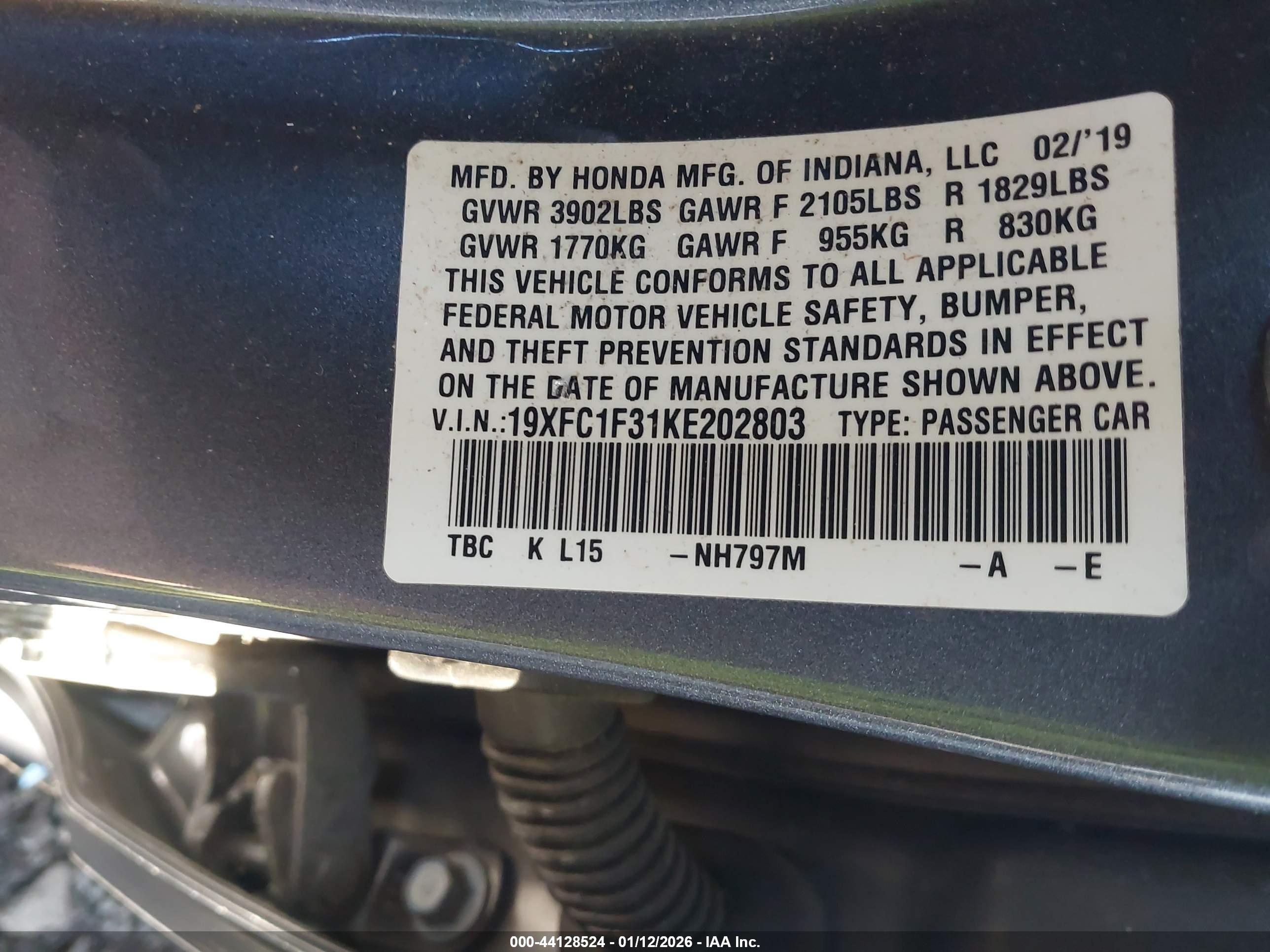 HONDA CIVIC image 9