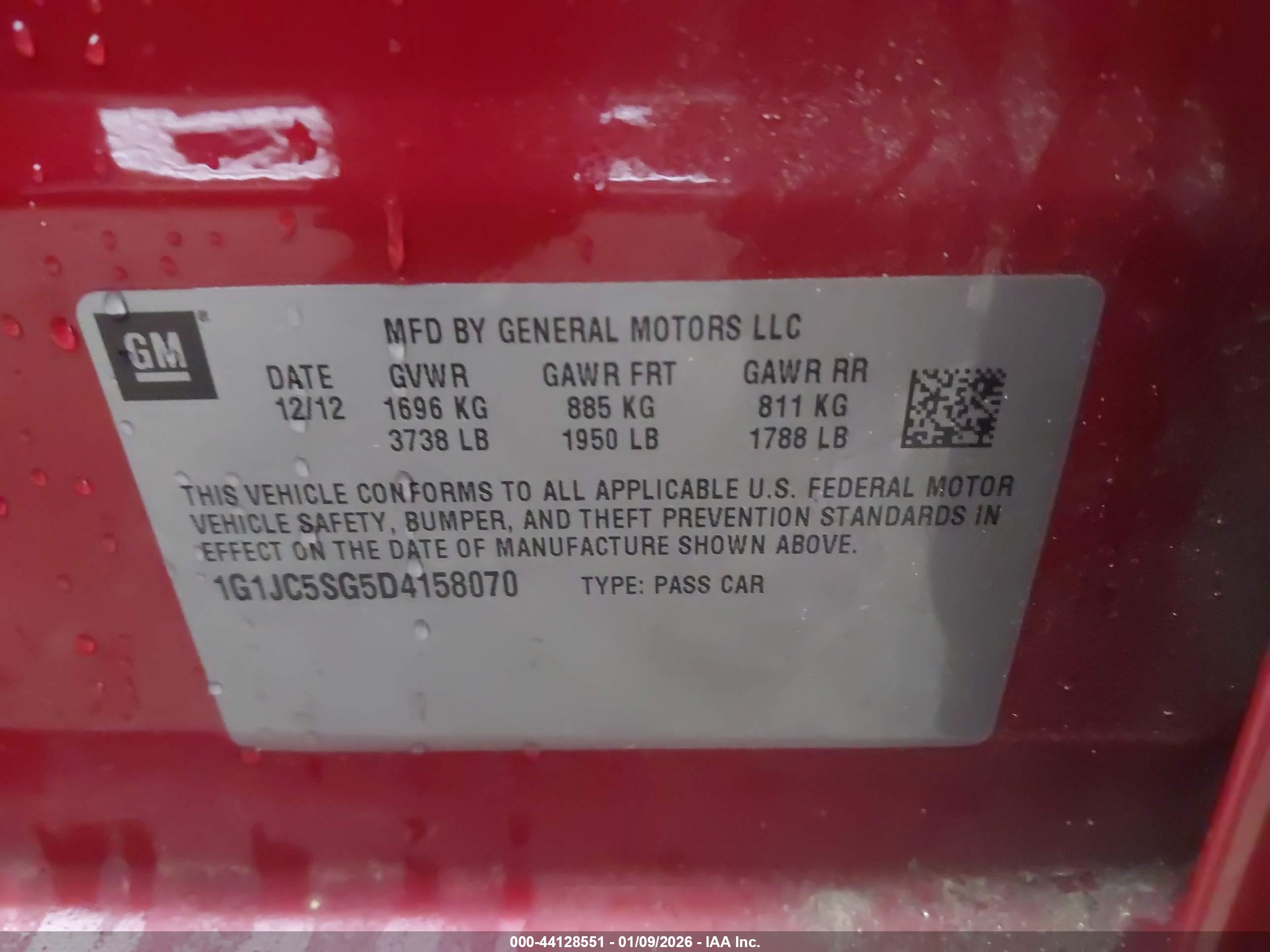 CHEVROLET SONIC image 9