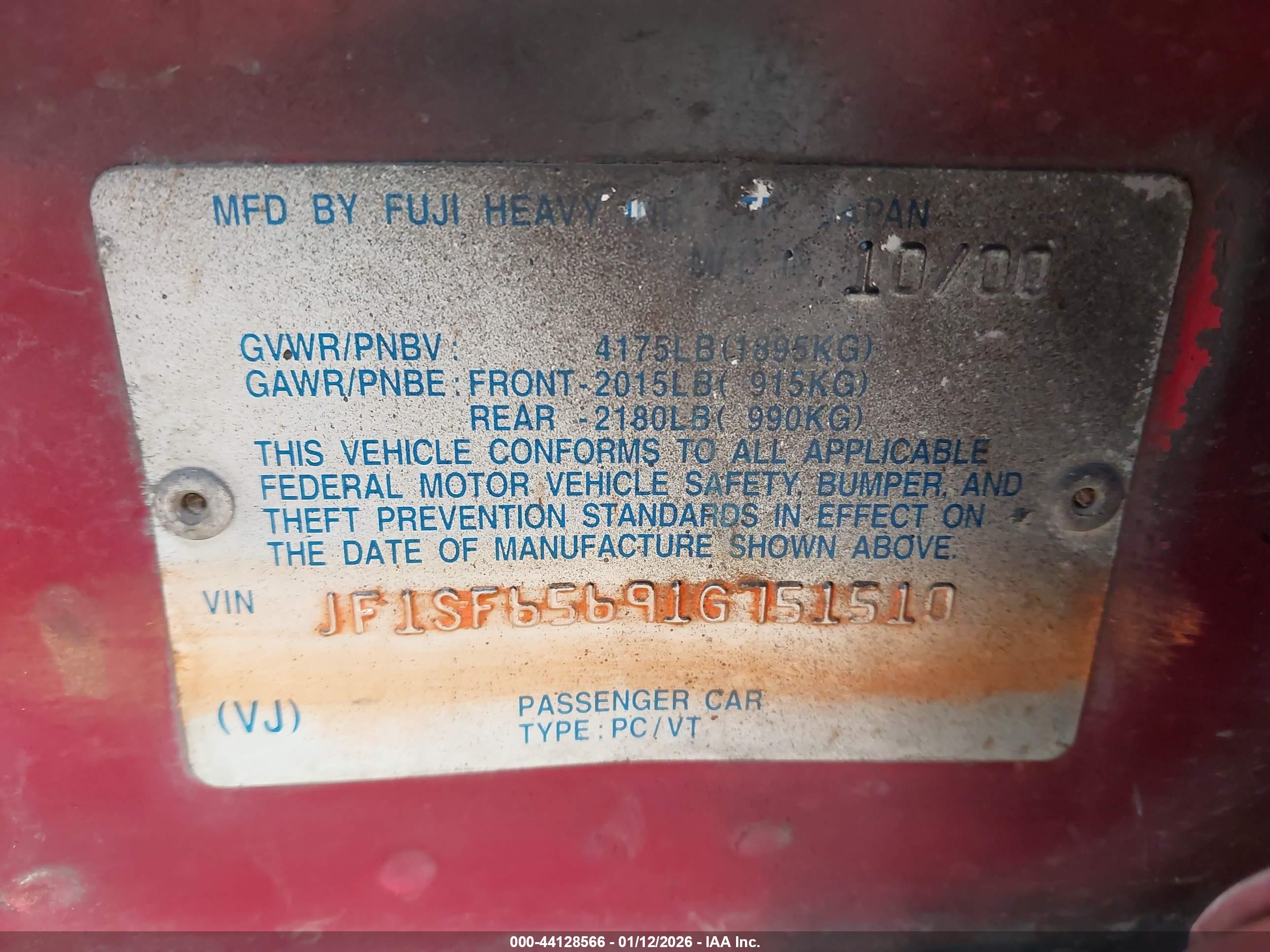 SUBARU FORESTER image 9
