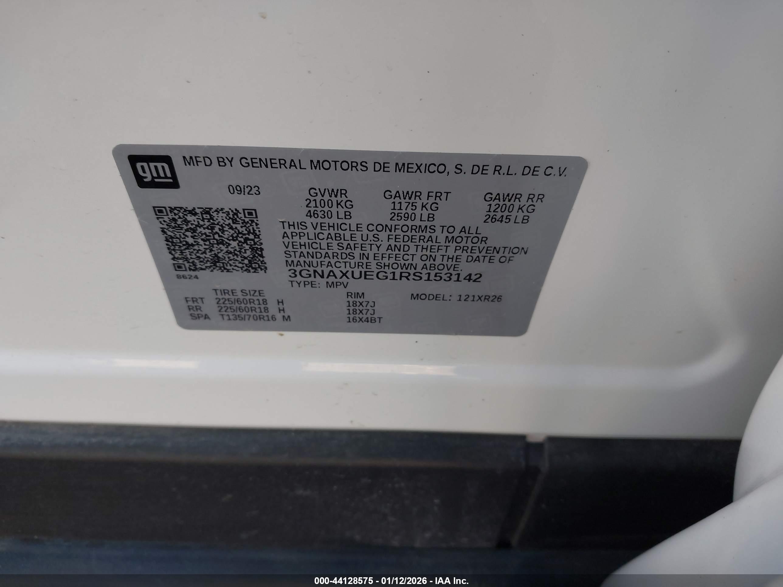 CHEVROLET EQUINOX image 9