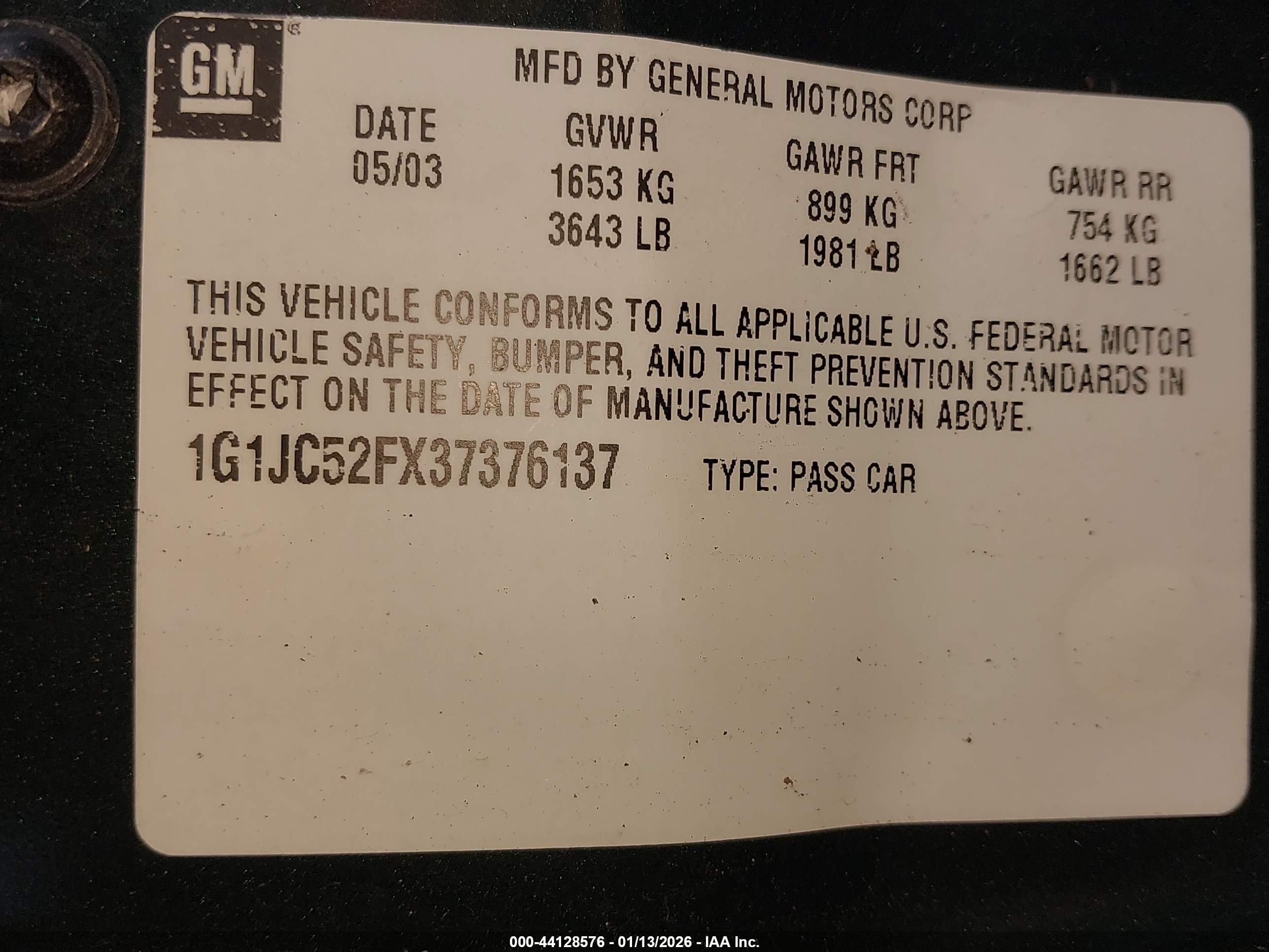 CHEVROLET CAVALIER image 9