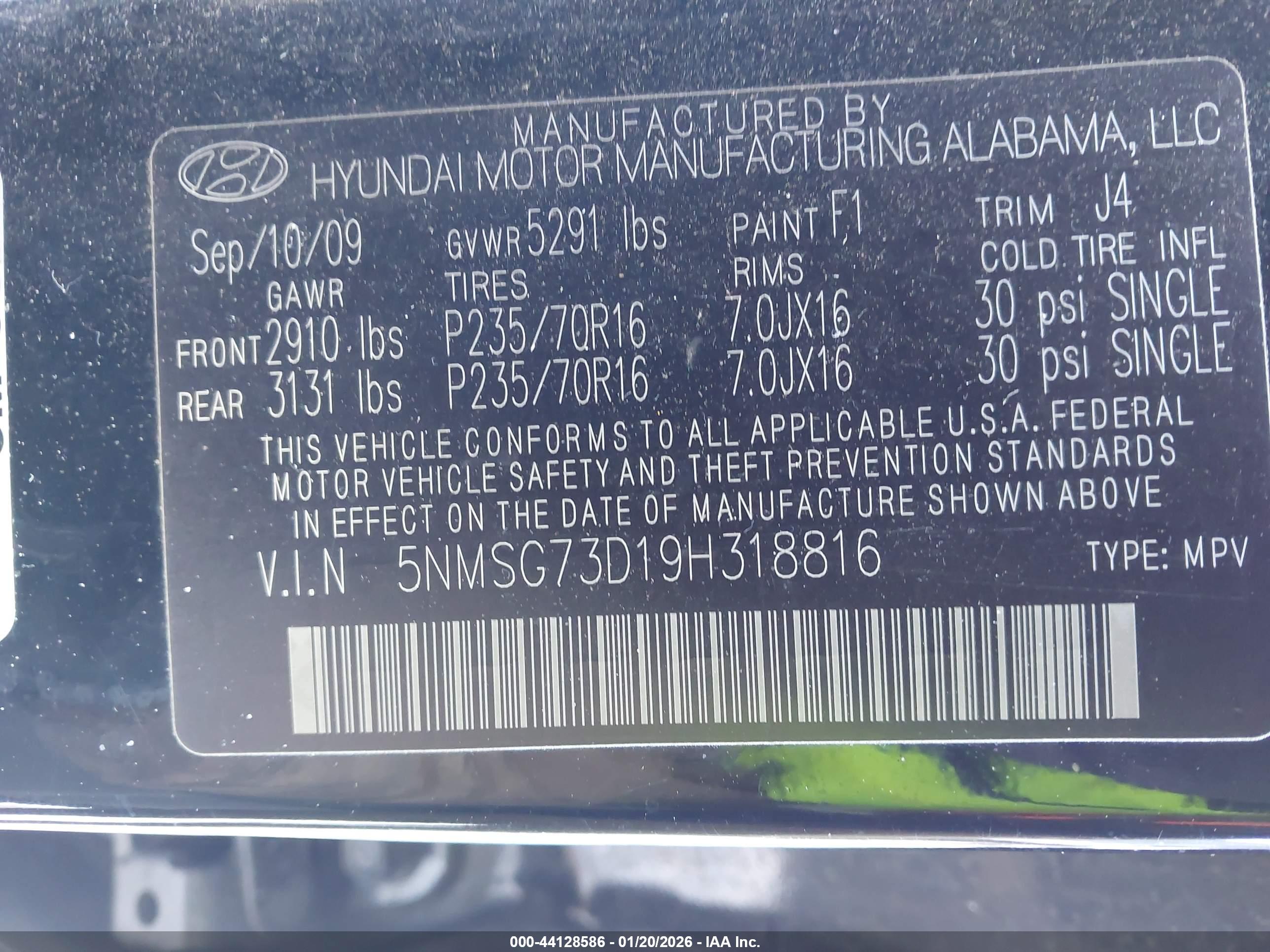 HYUNDAI SANTA image 9