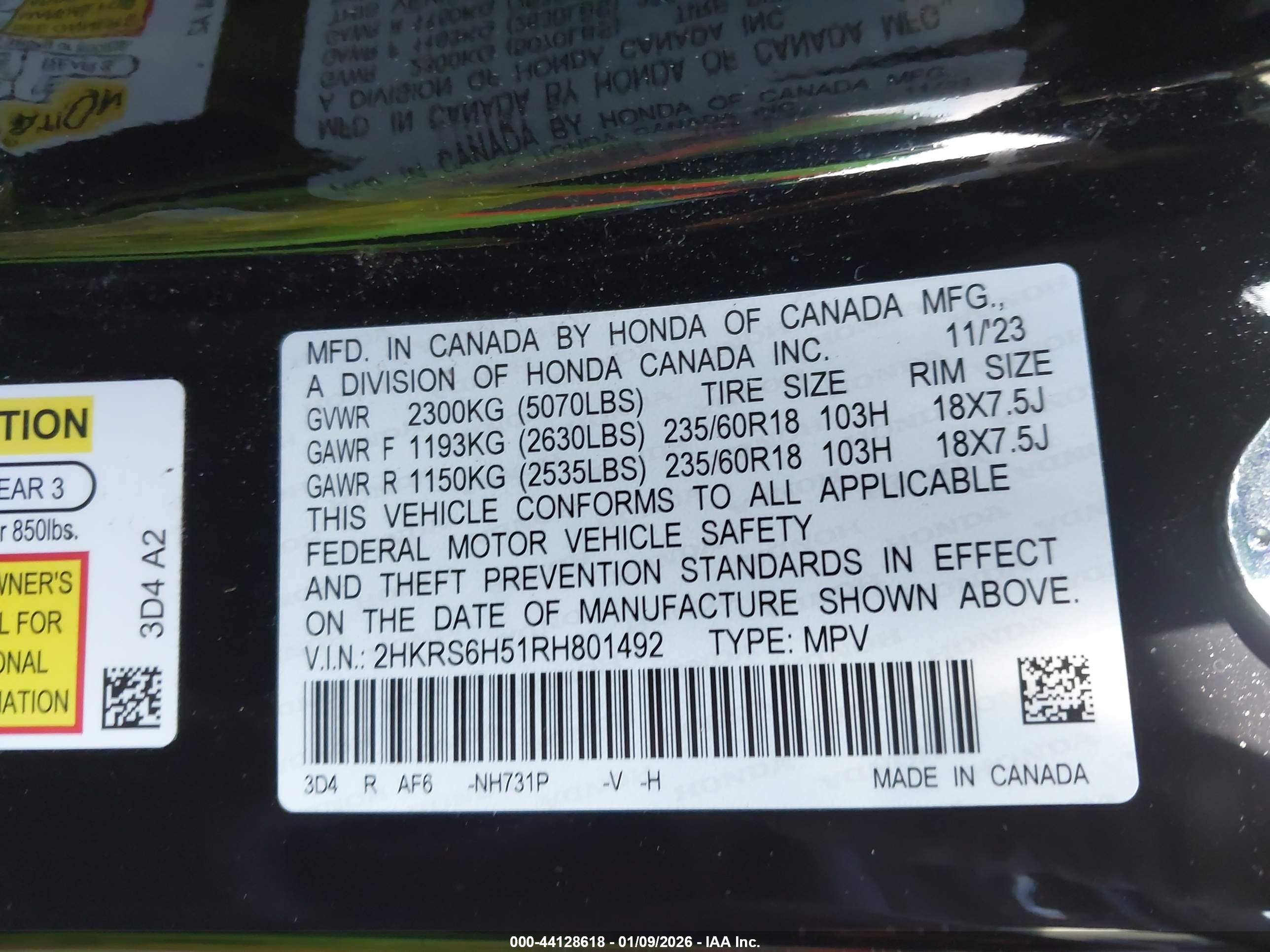 HONDA CR-V image 9
