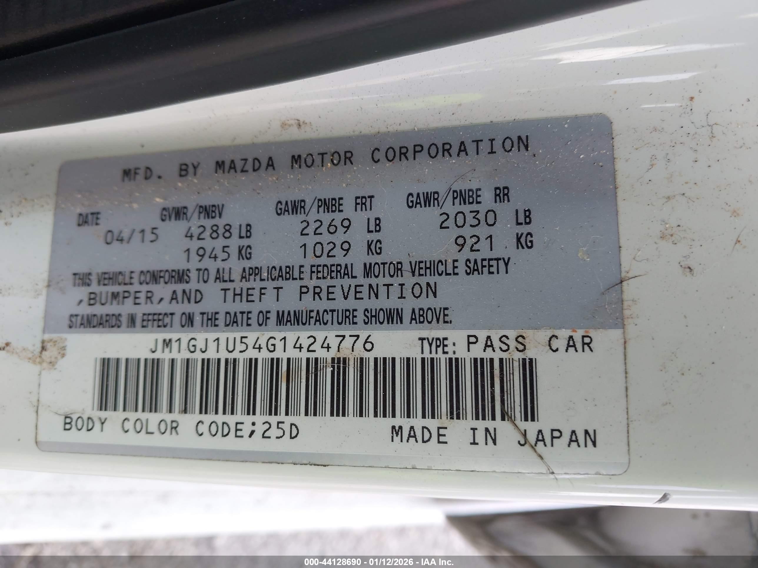 MAZDA 6 image 9