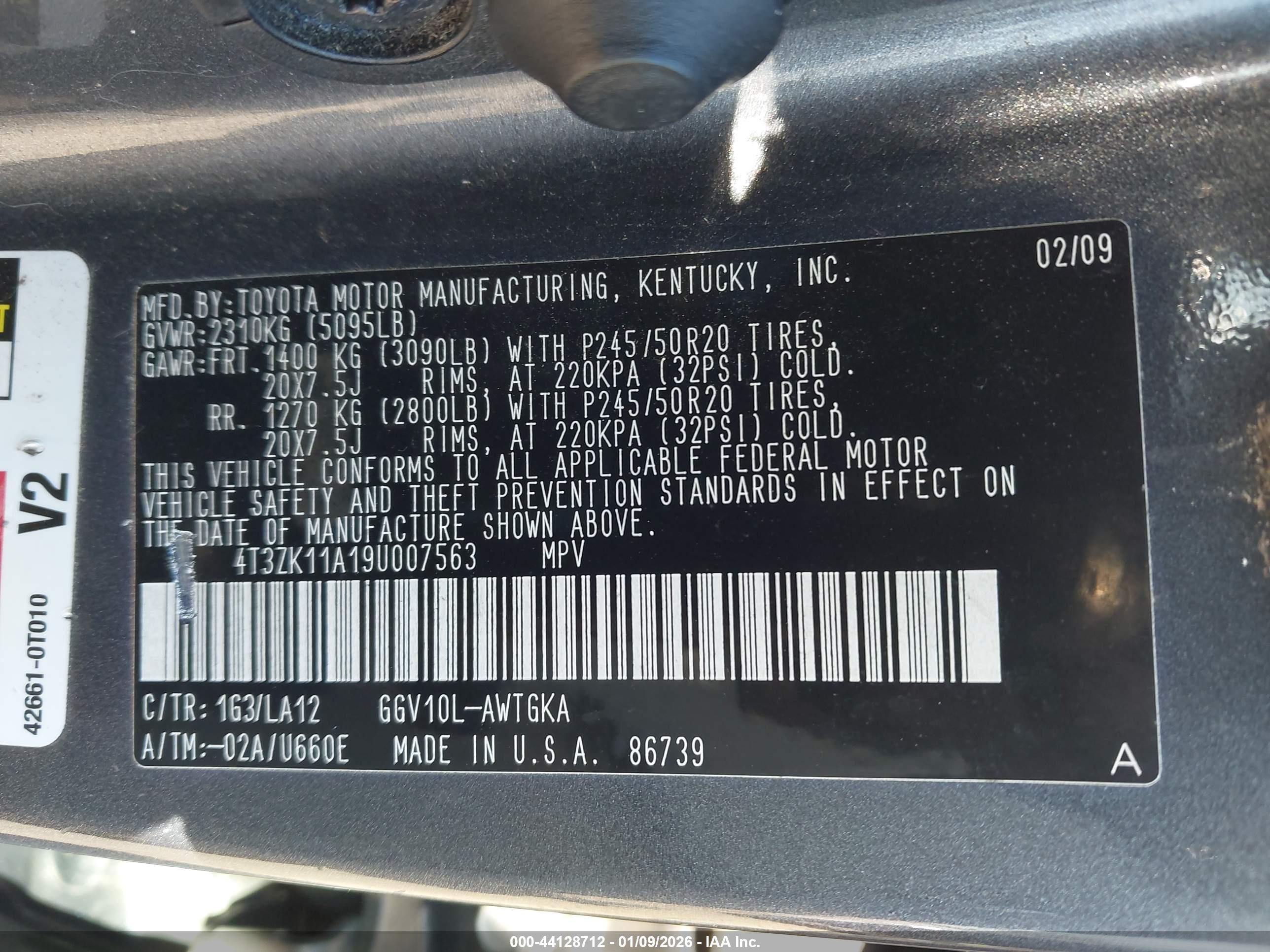 TOYOTA VENZA image 9