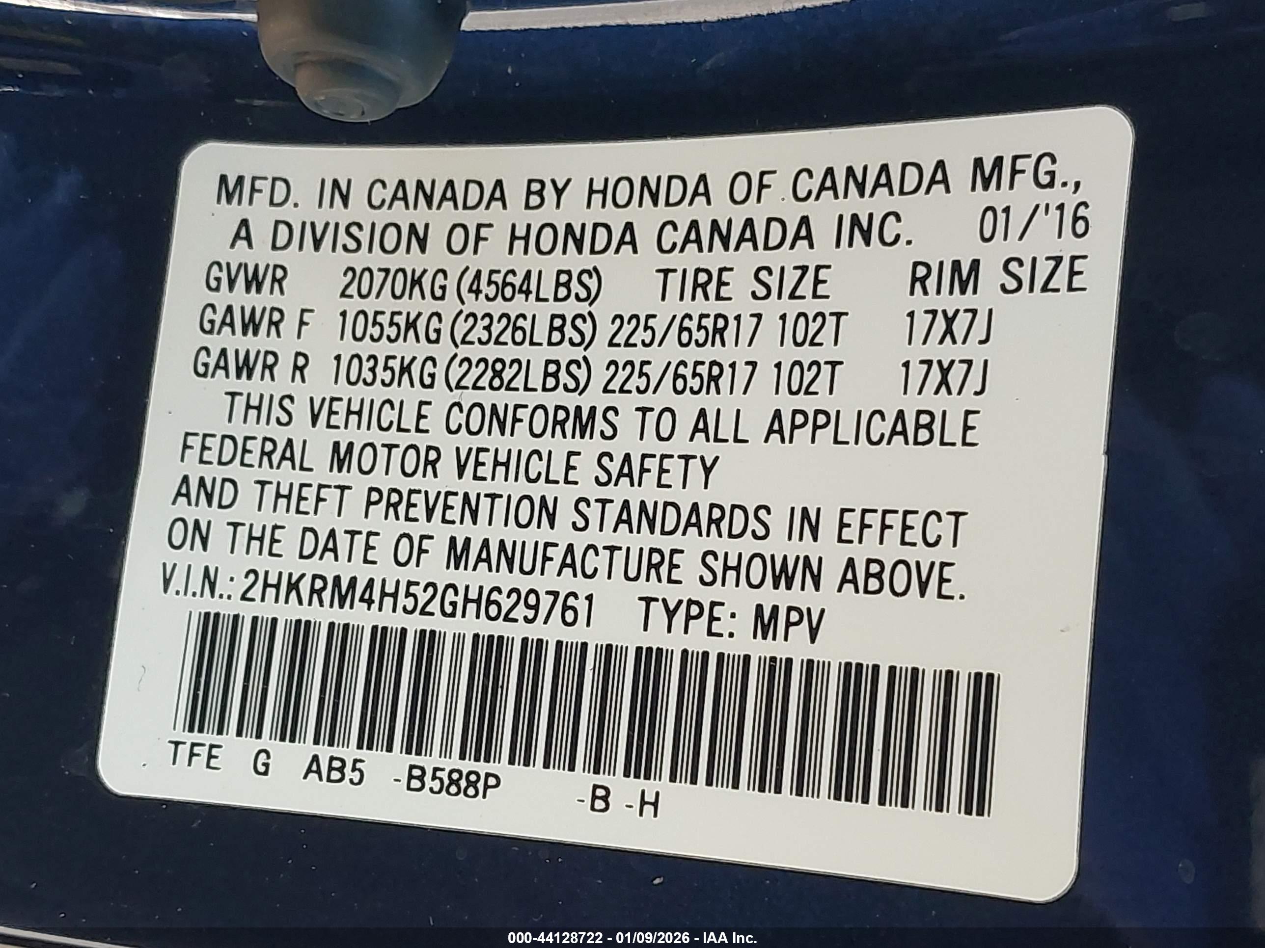 HONDA CR-V image 9