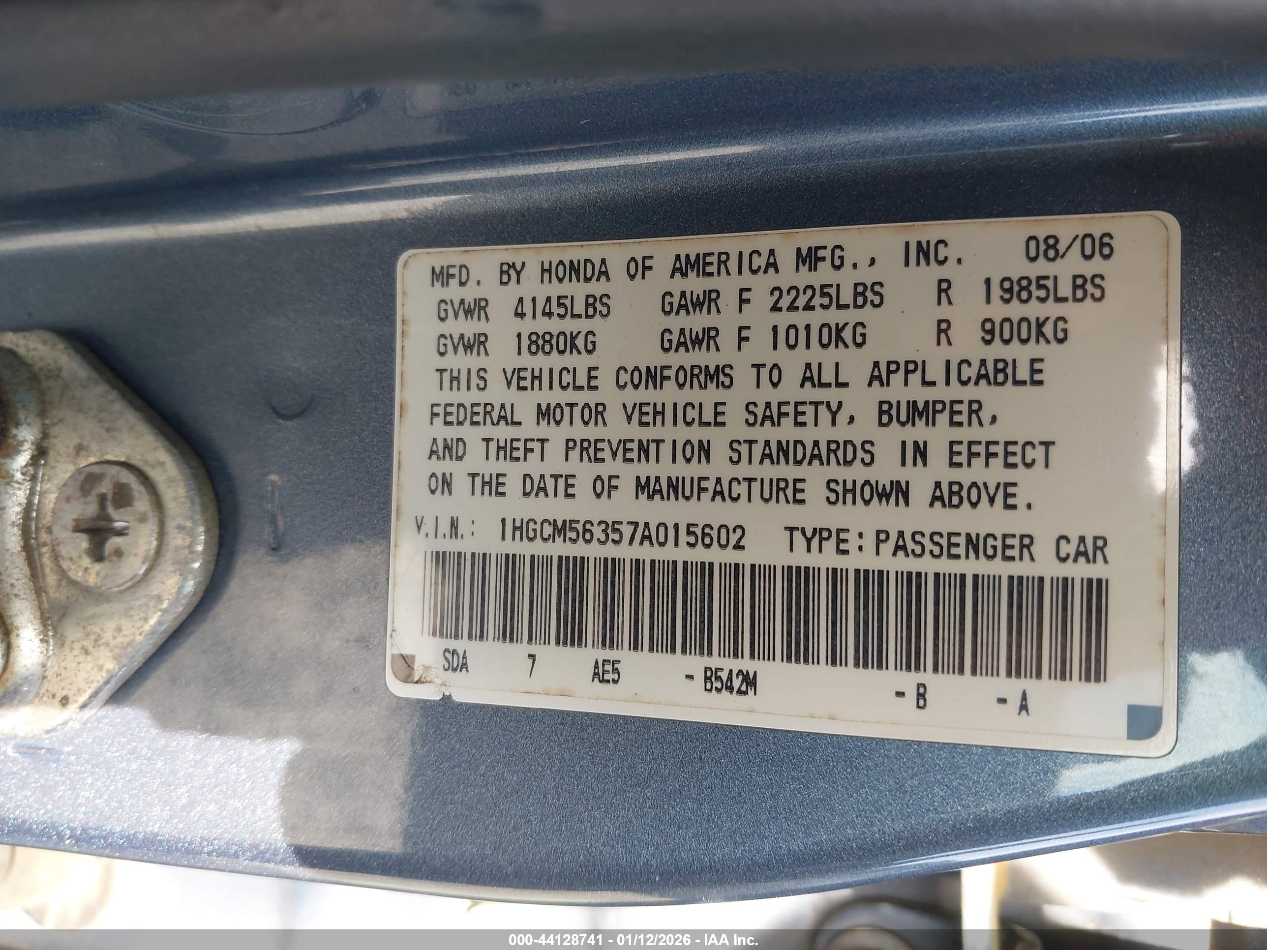 HONDA ACCORD image 9