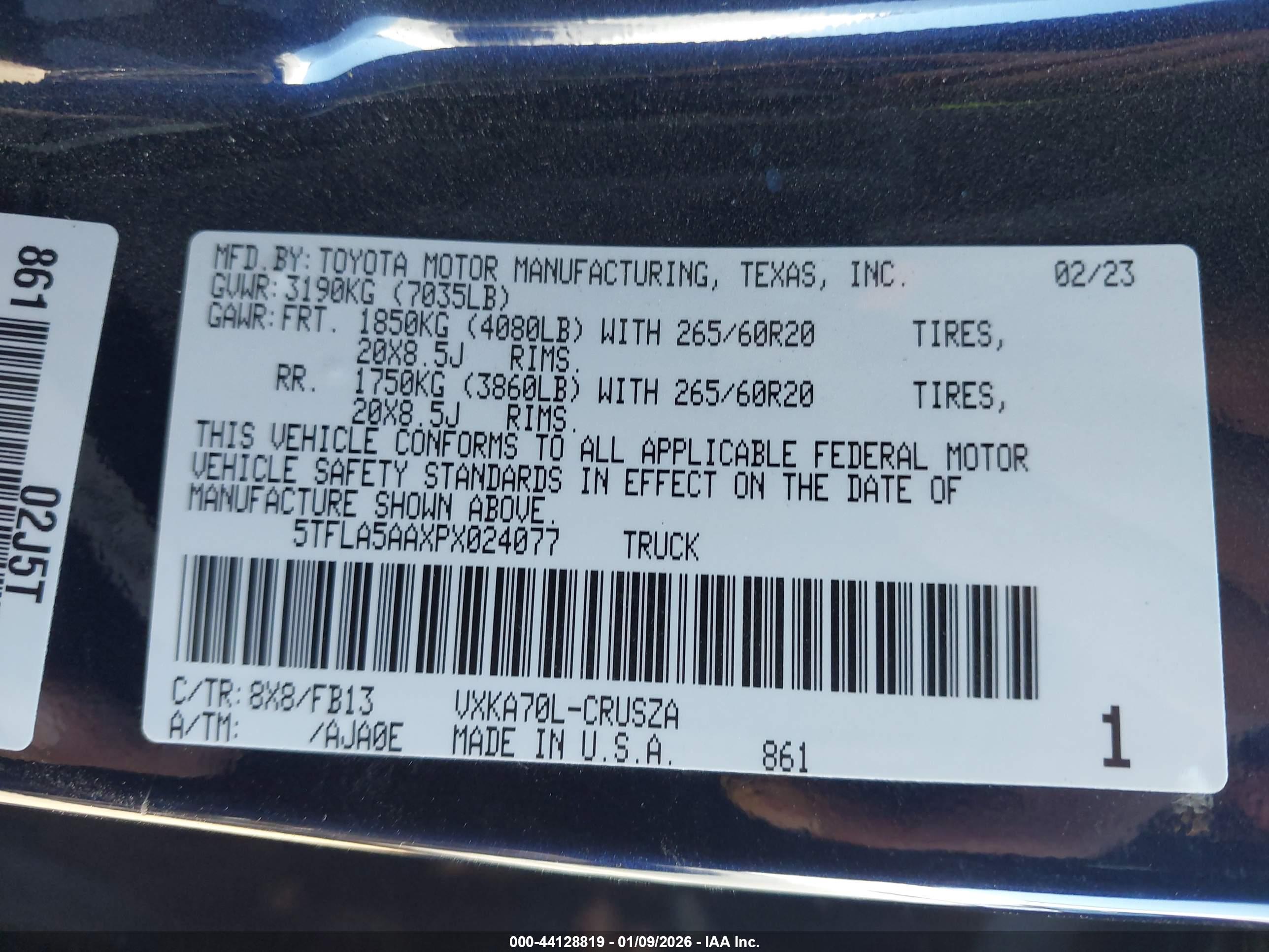 TOYOTA TUNDRA image 9