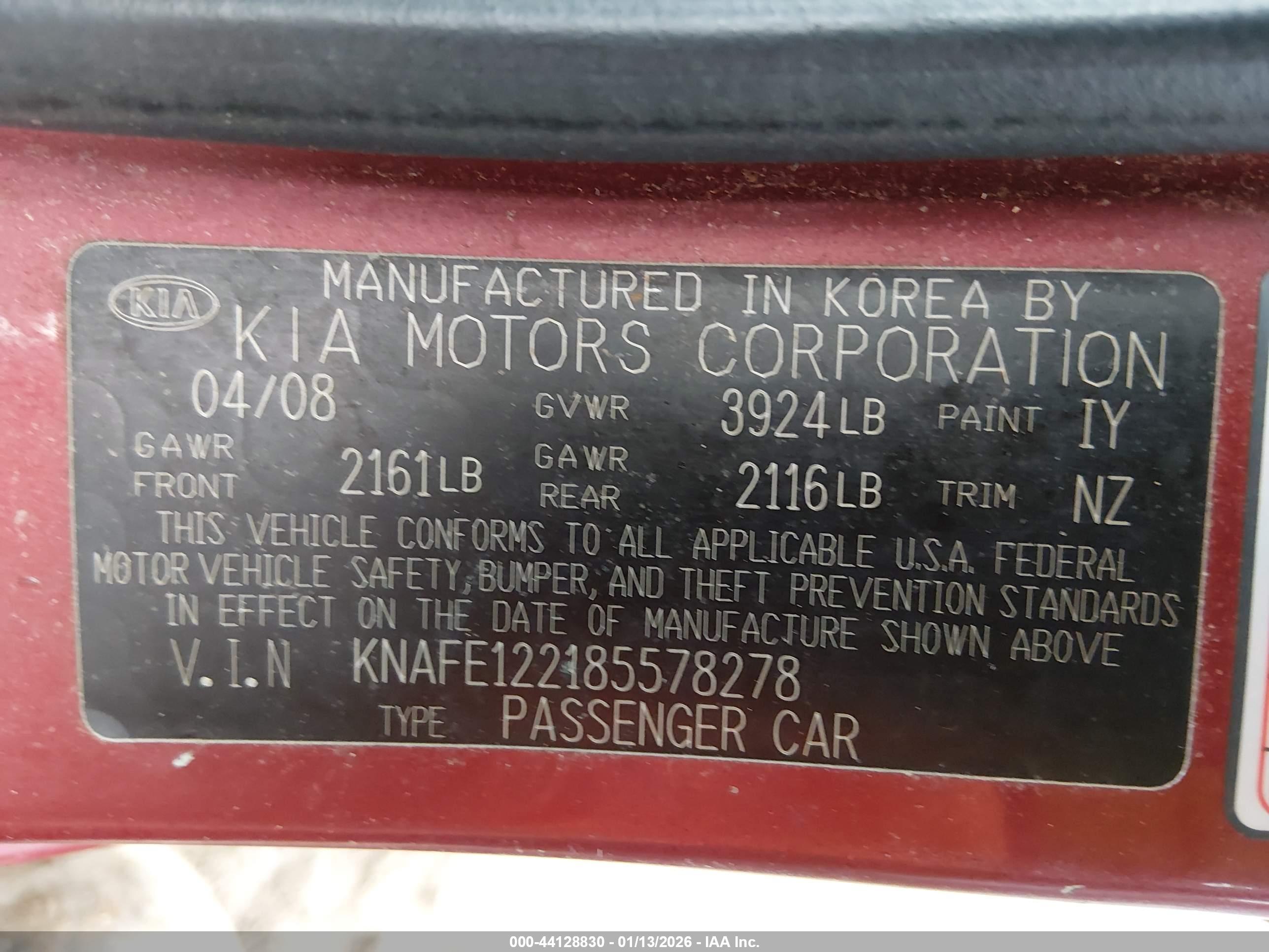 KIA SPECTRA image 9