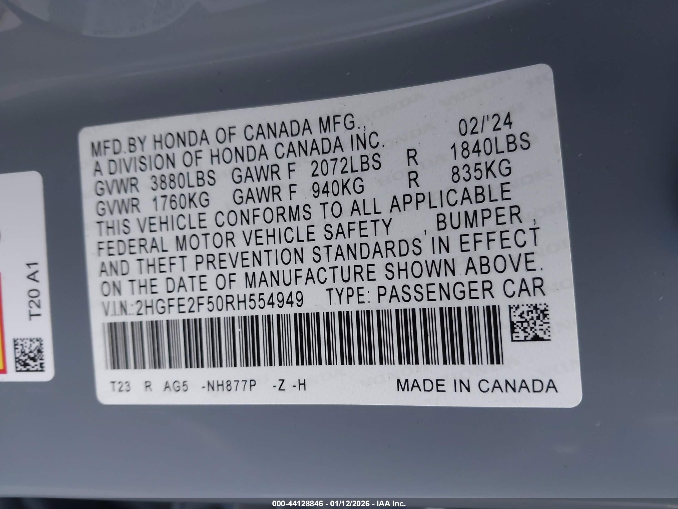 HONDA CIVIC image 9