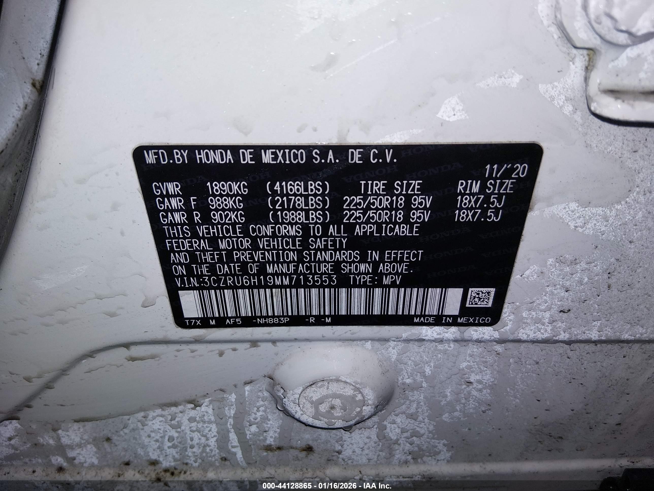 HONDA HR-V image 9