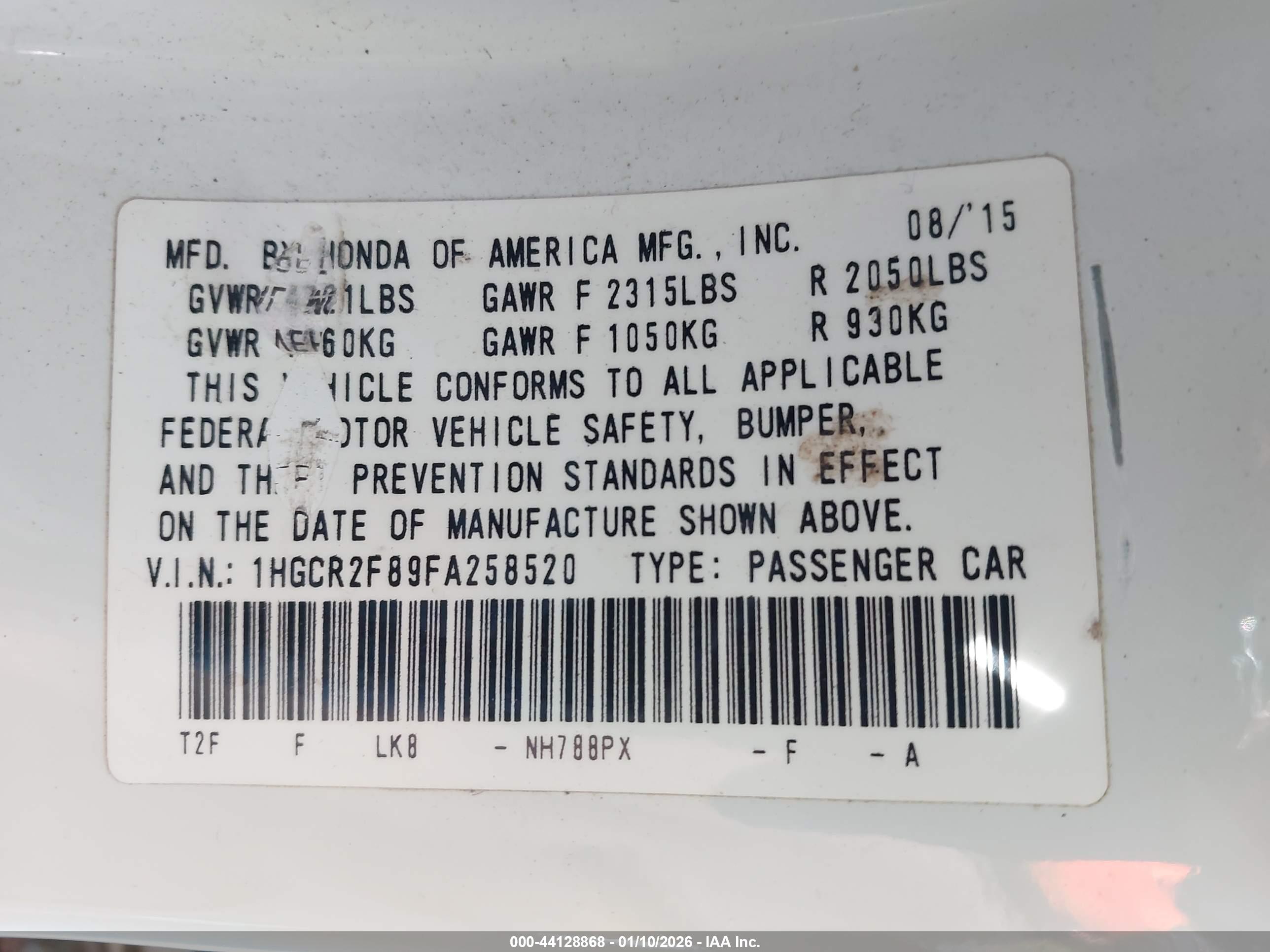 HONDA ACCORD image 9