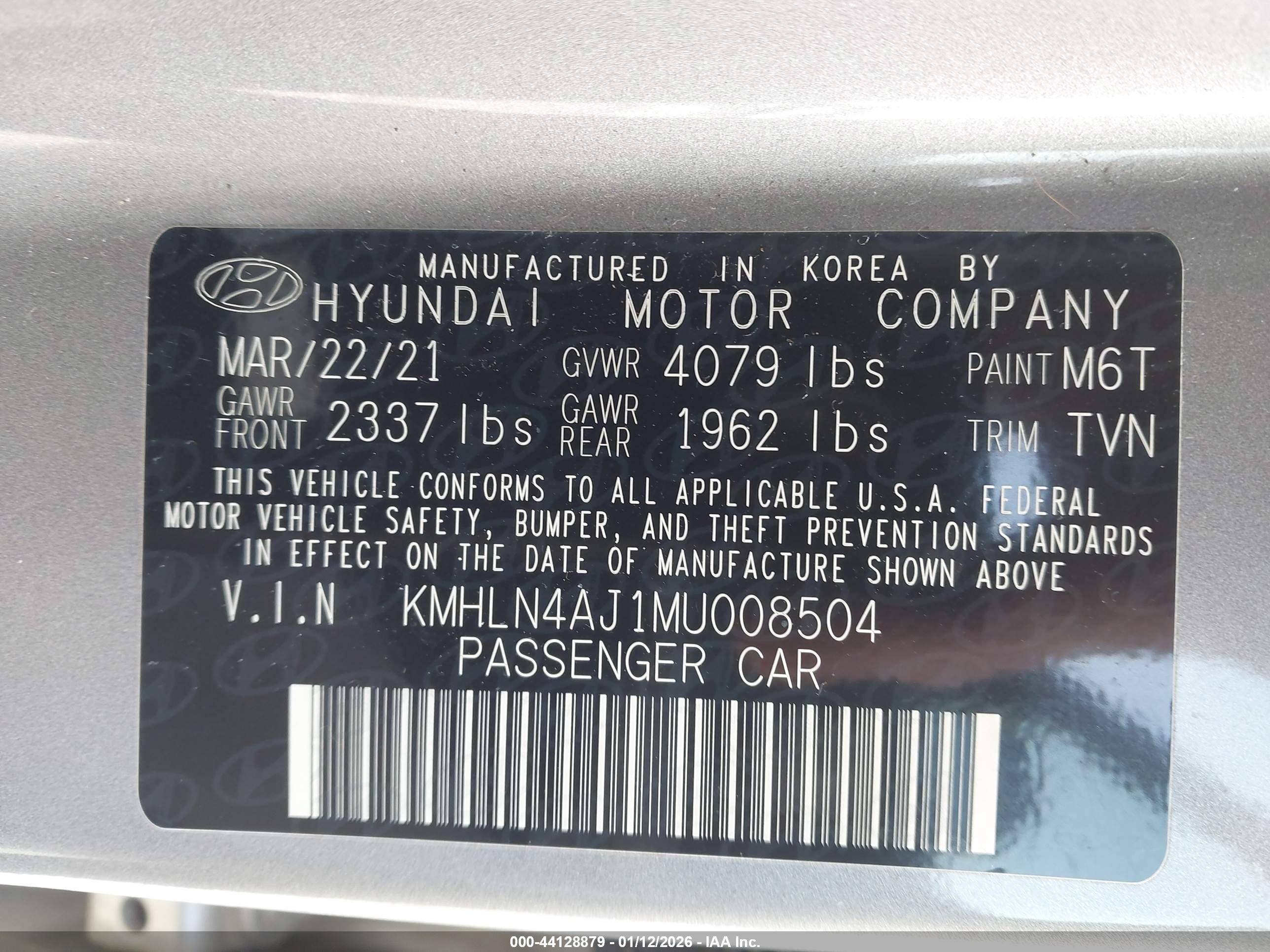 HYUNDAI ELANTRA image 9