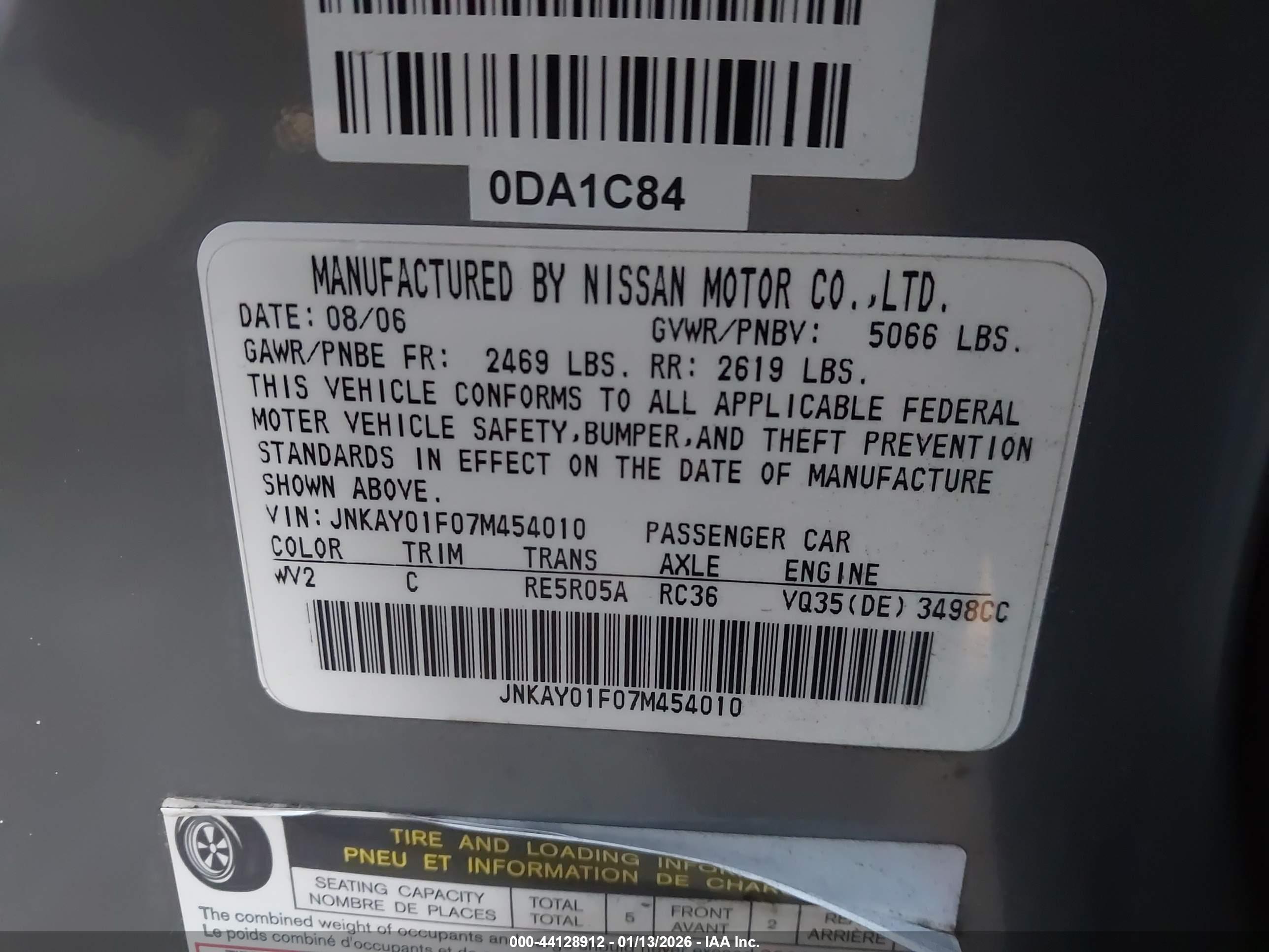 INFINITI M35X image 9