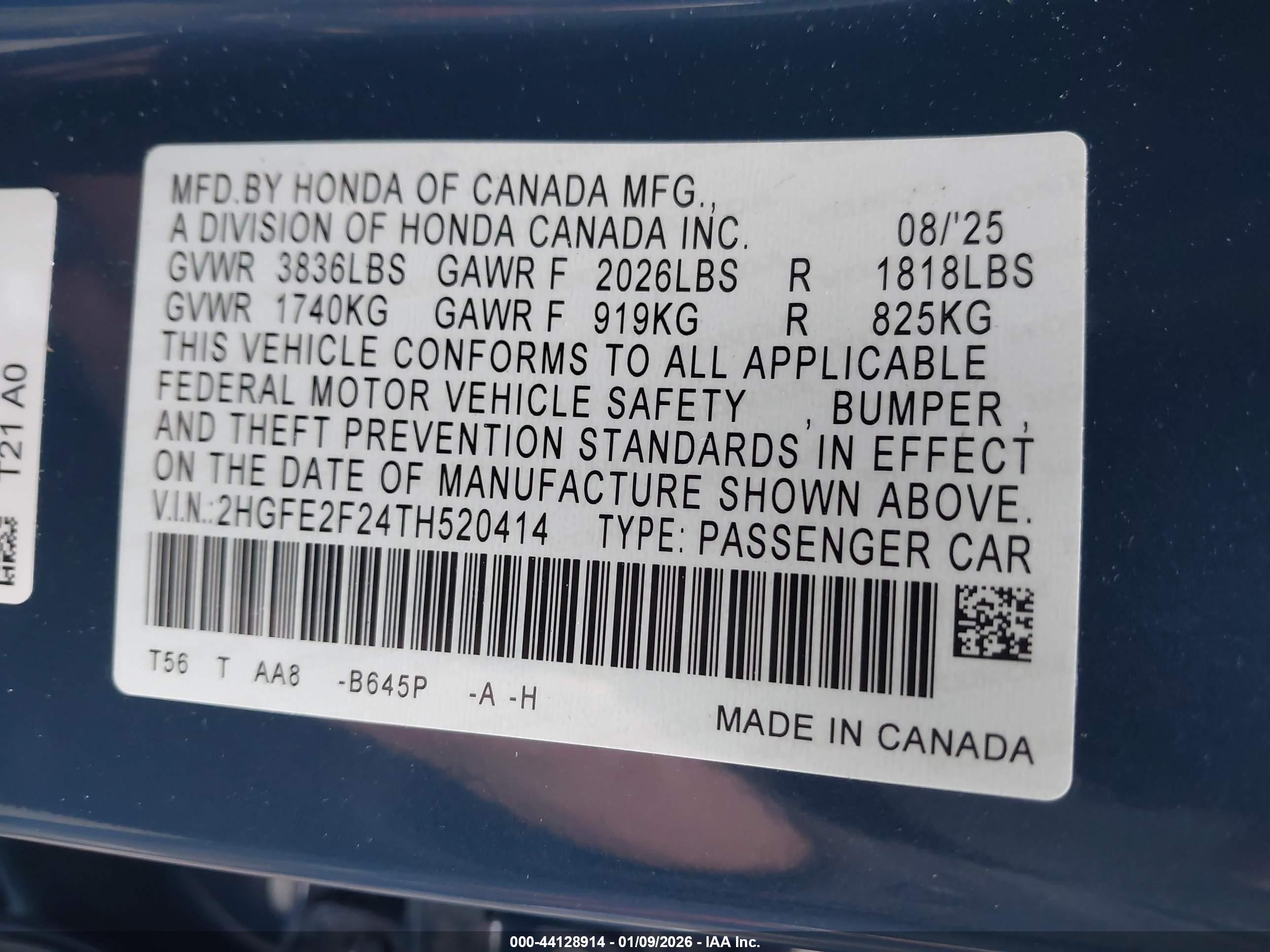 HONDA CIVIC image 9