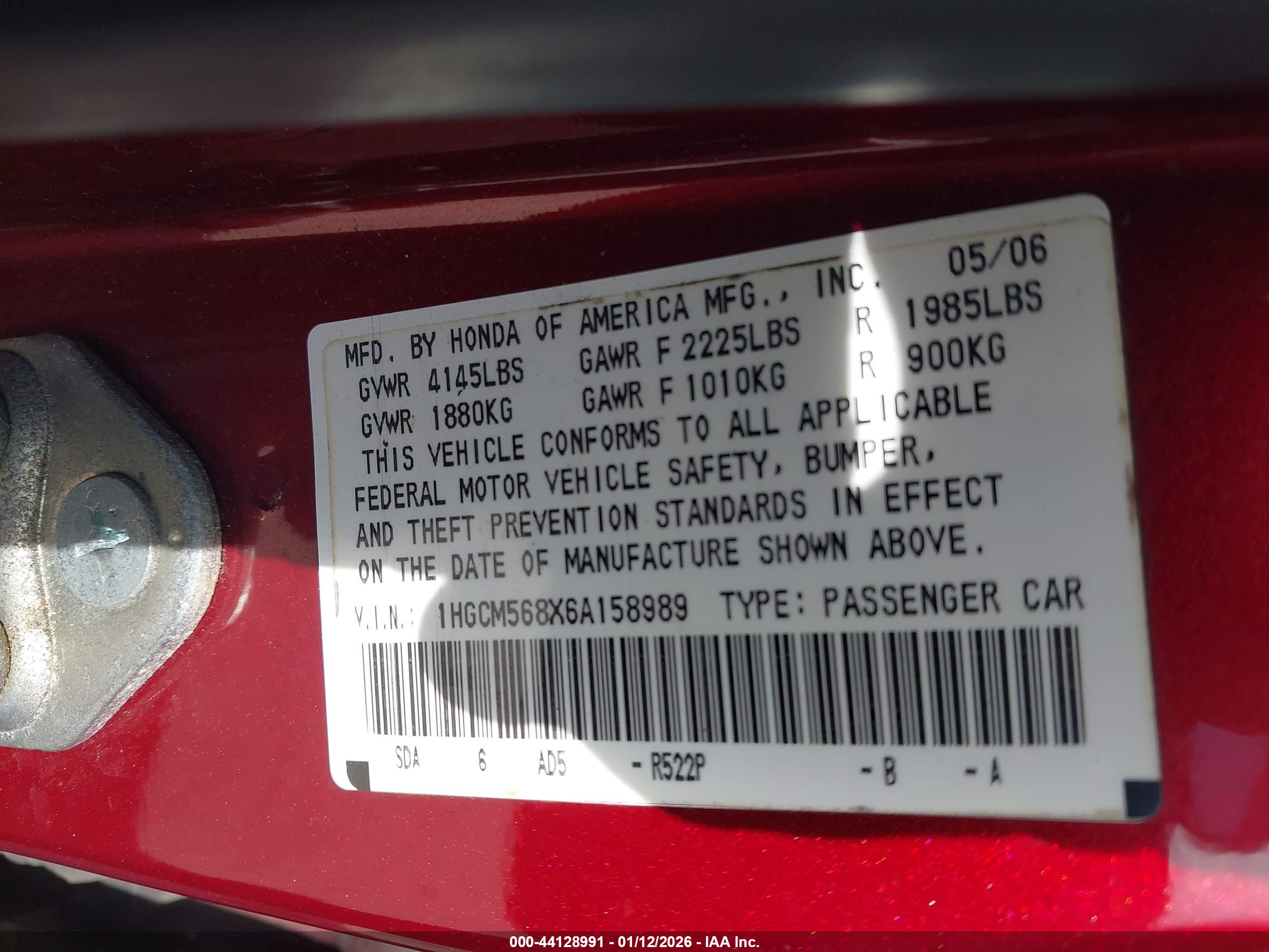 HONDA ACCORD image 9