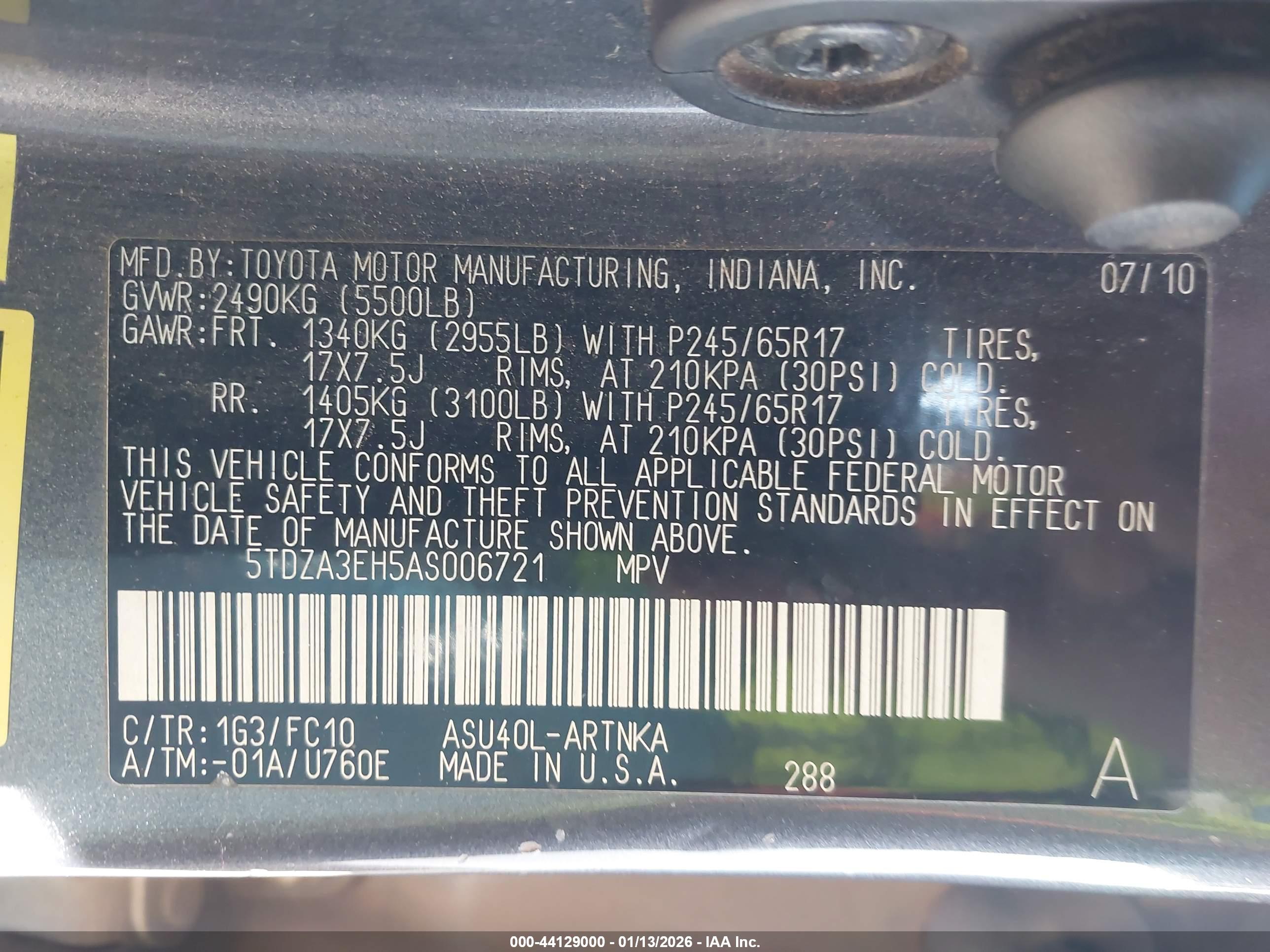 TOYOTA HIGHLANDER image 9