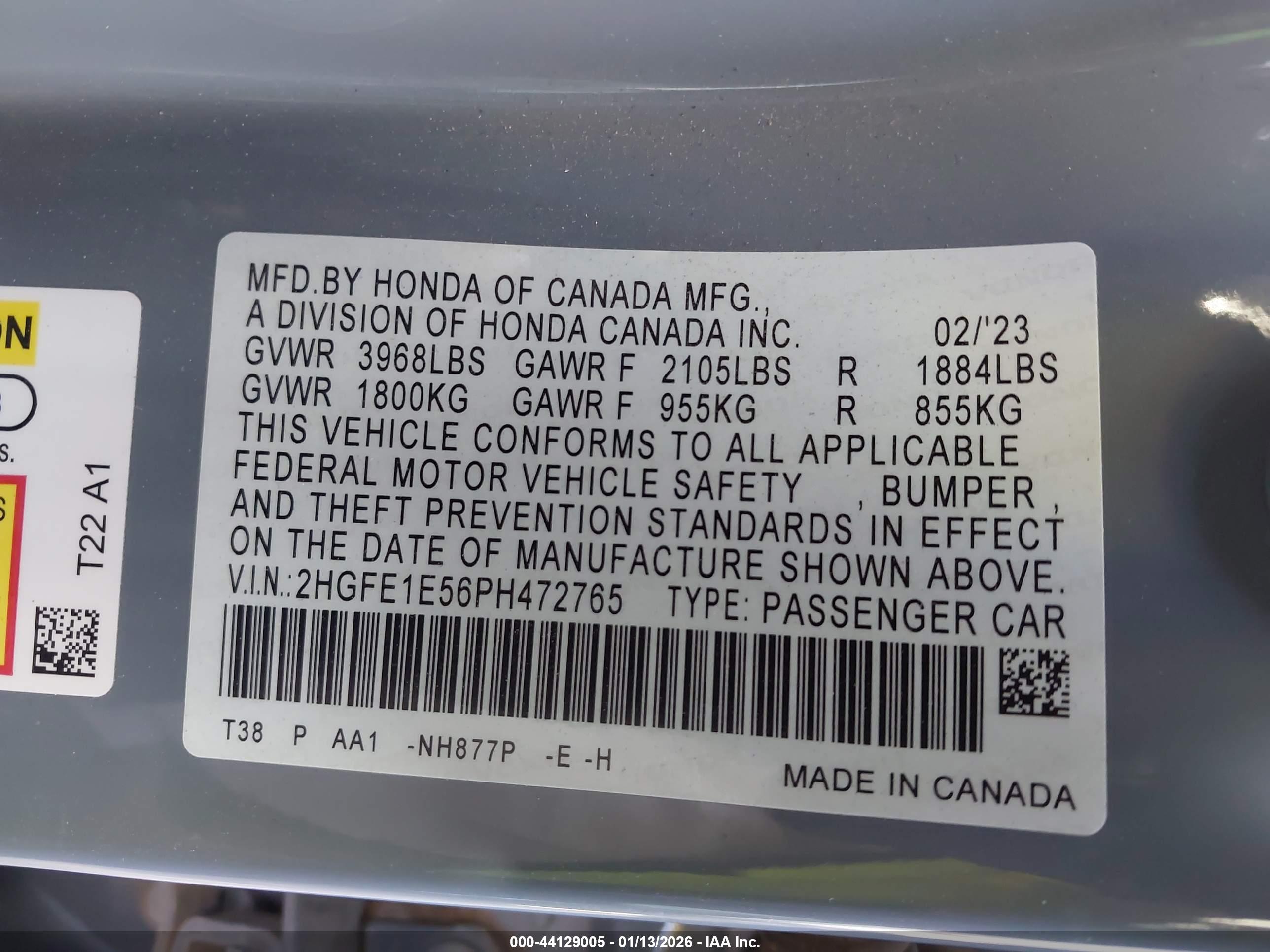 HONDA CIVIC image 9