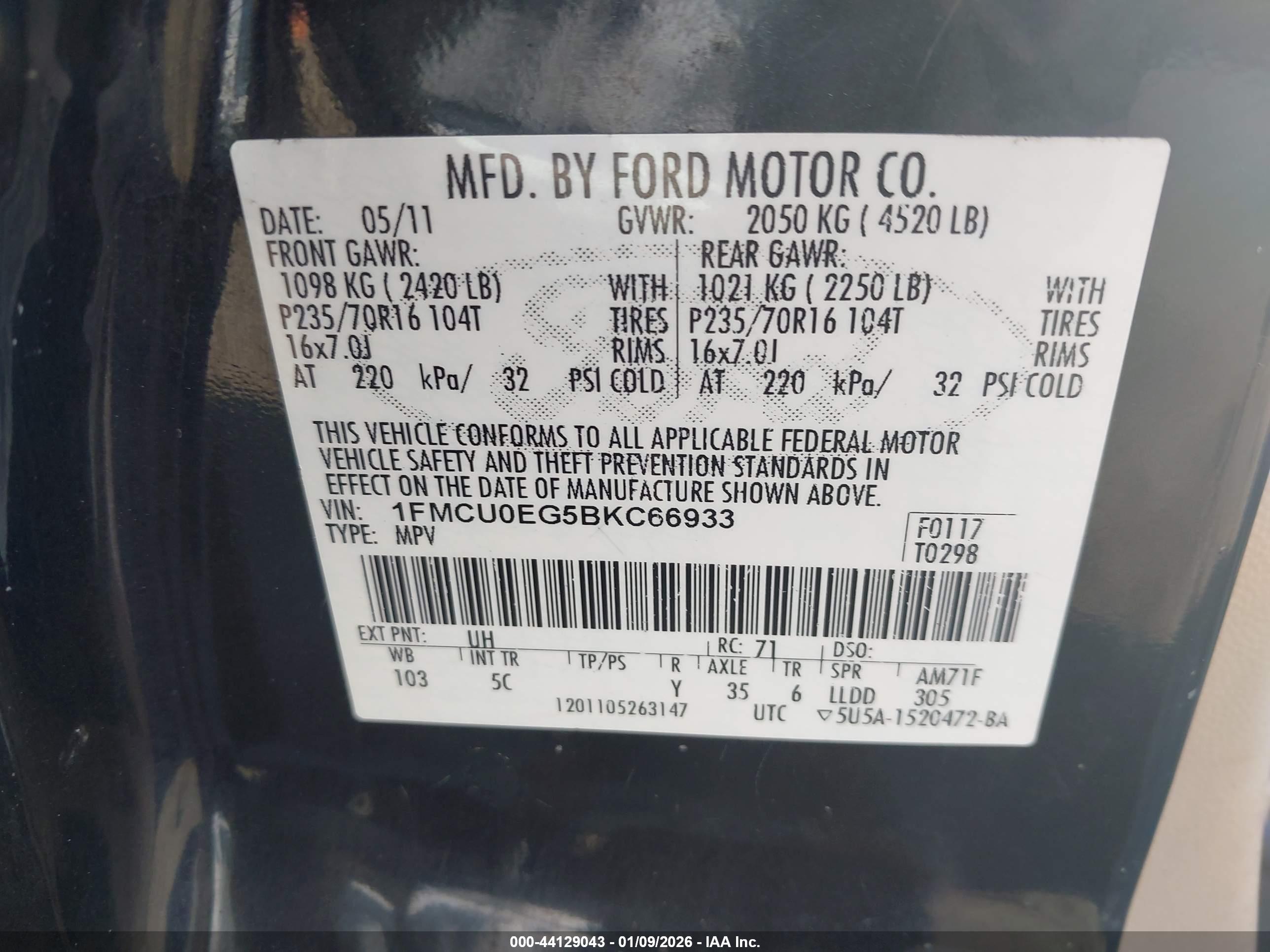 FORD ESCAPE image 9