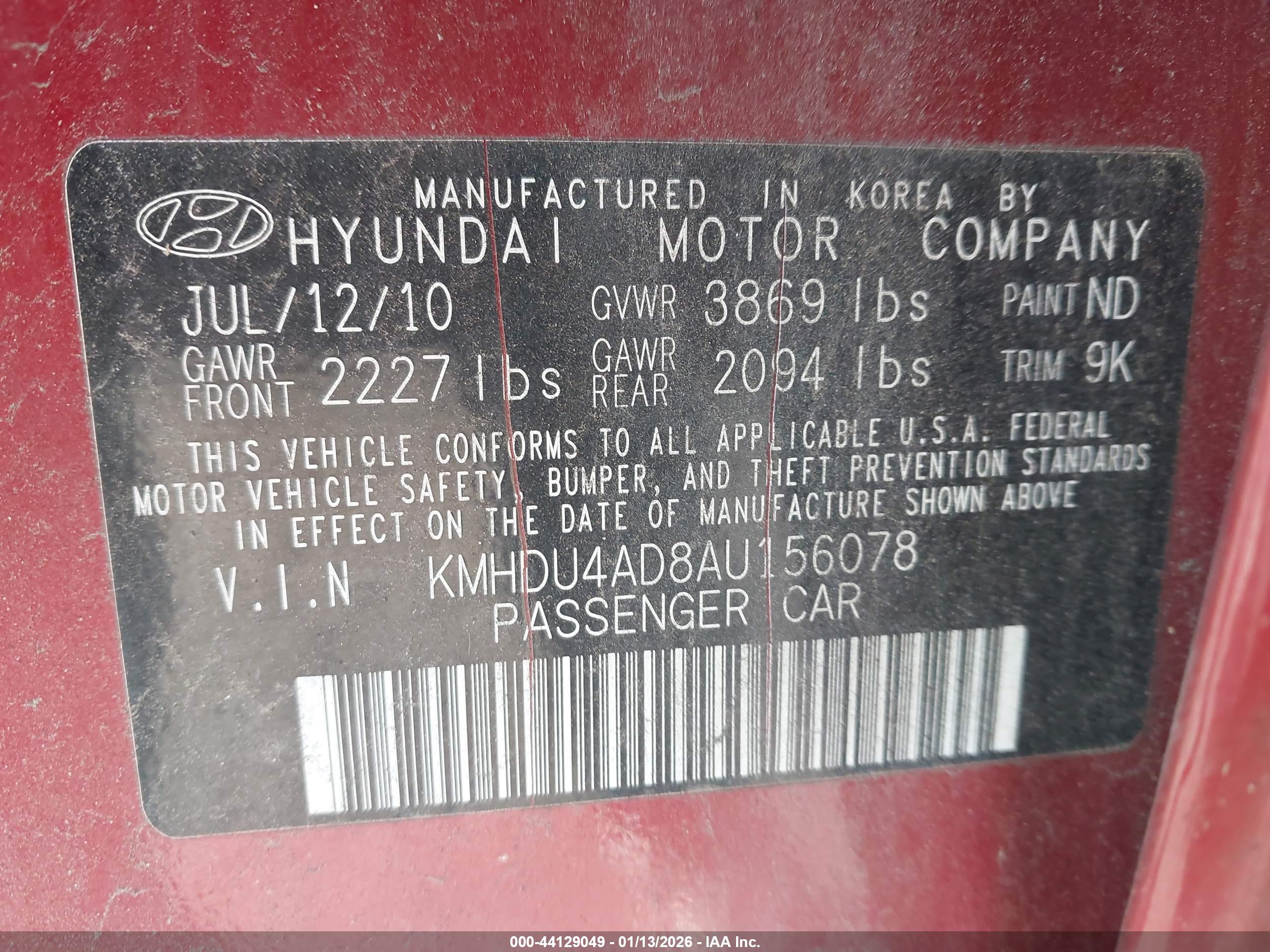 HYUNDAI ELANTRA image 9