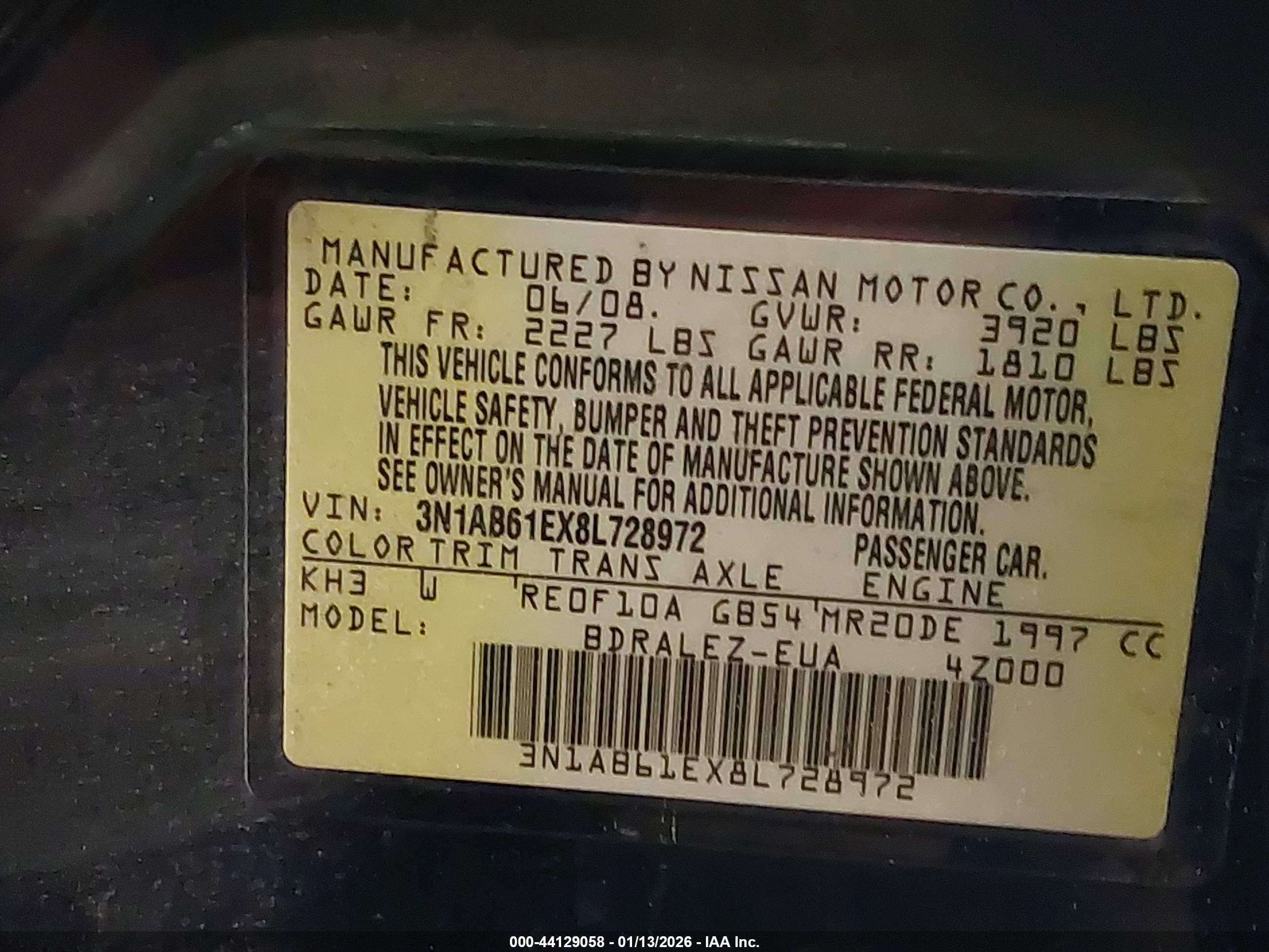 NISSAN SENTRA image 9