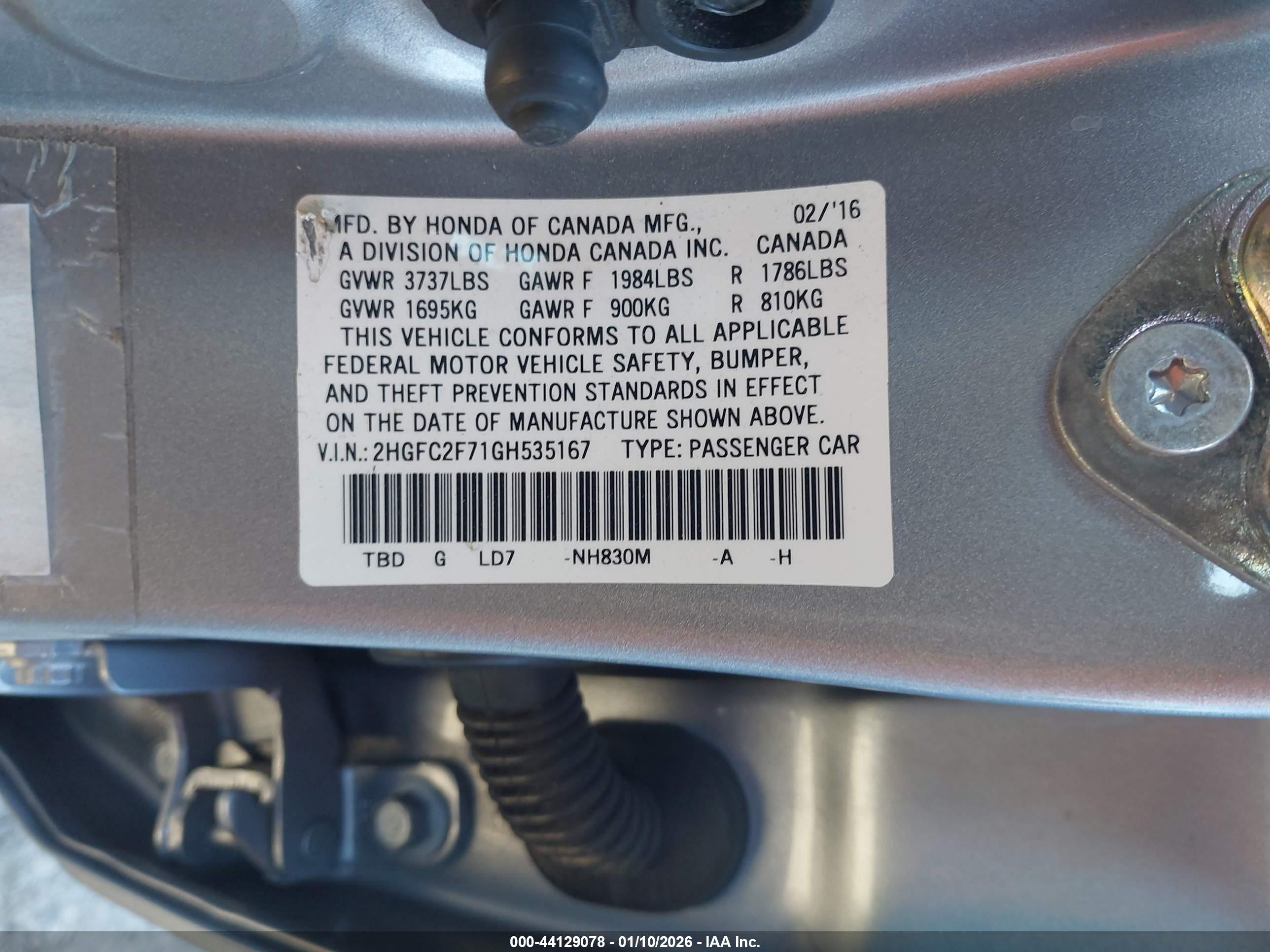 HONDA CIVIC image 9