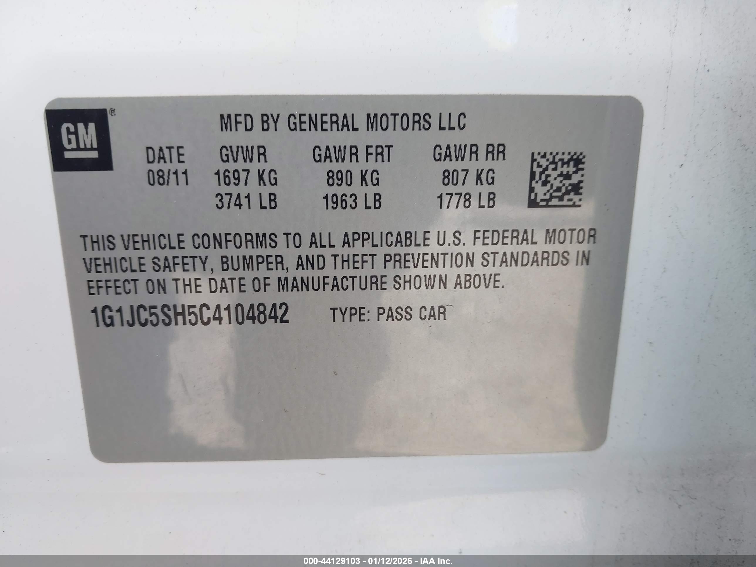 CHEVROLET SONIC image 9