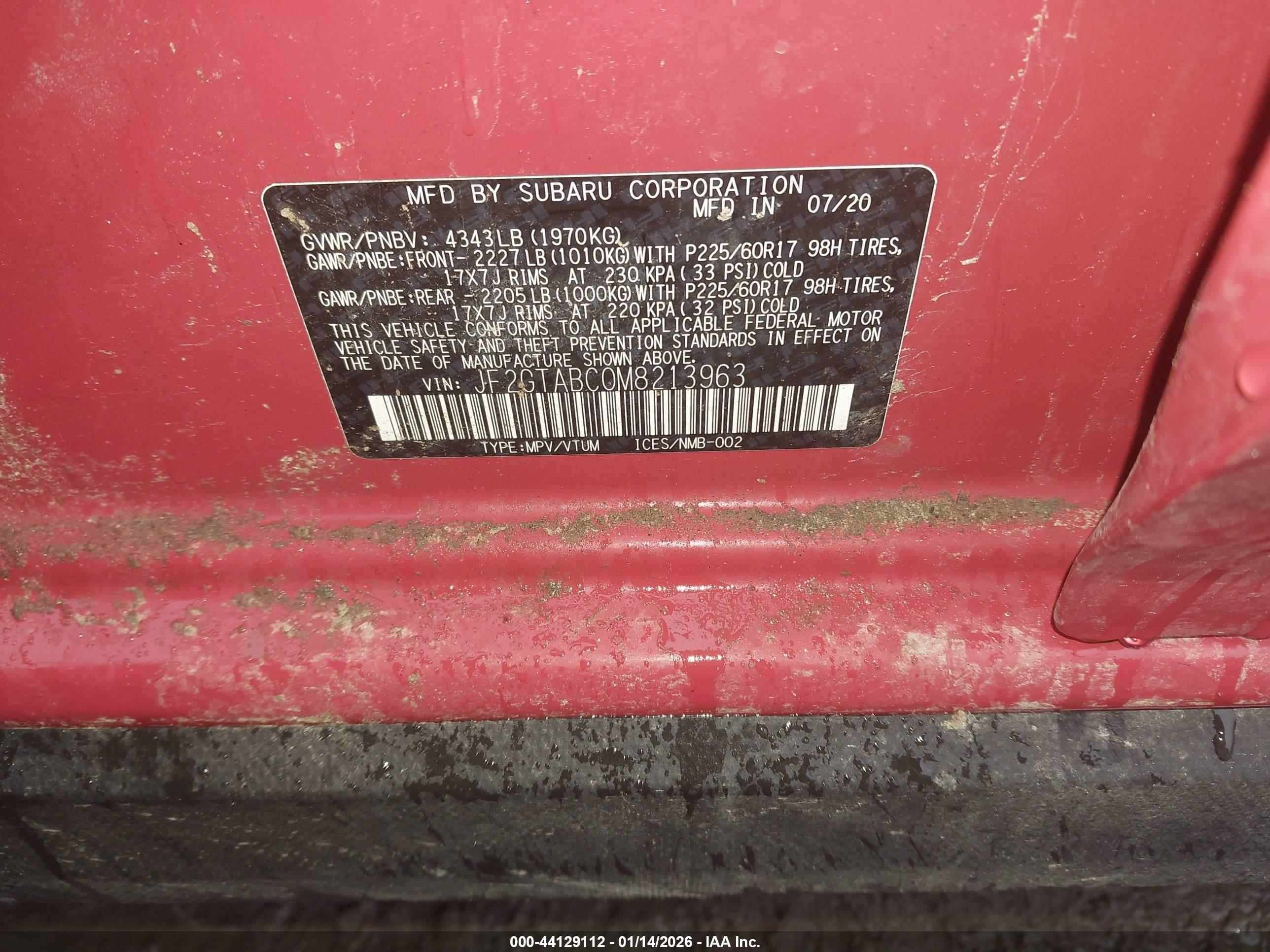 SUBARU CROSSTREK image 9