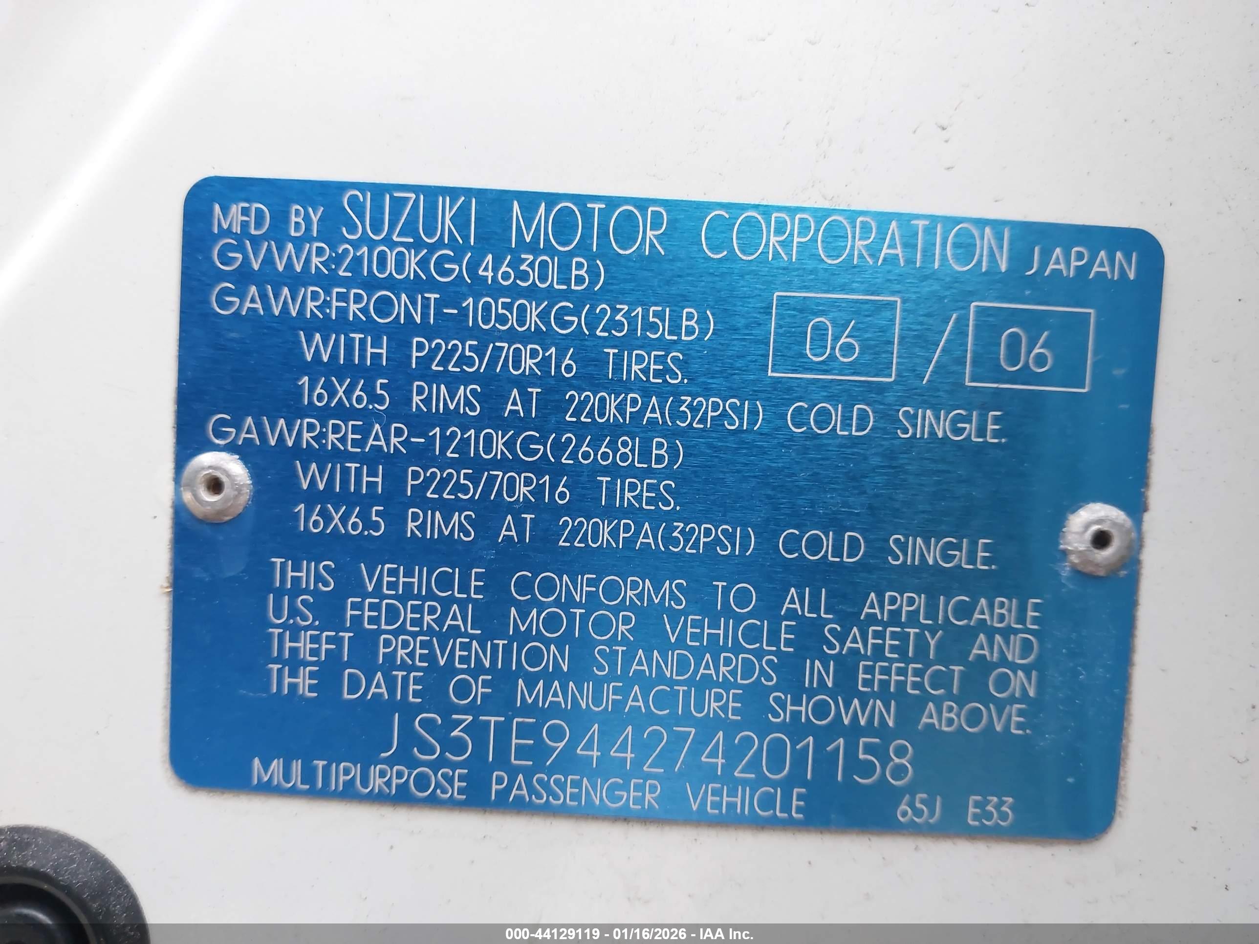 SUZUKI GRAND image 9