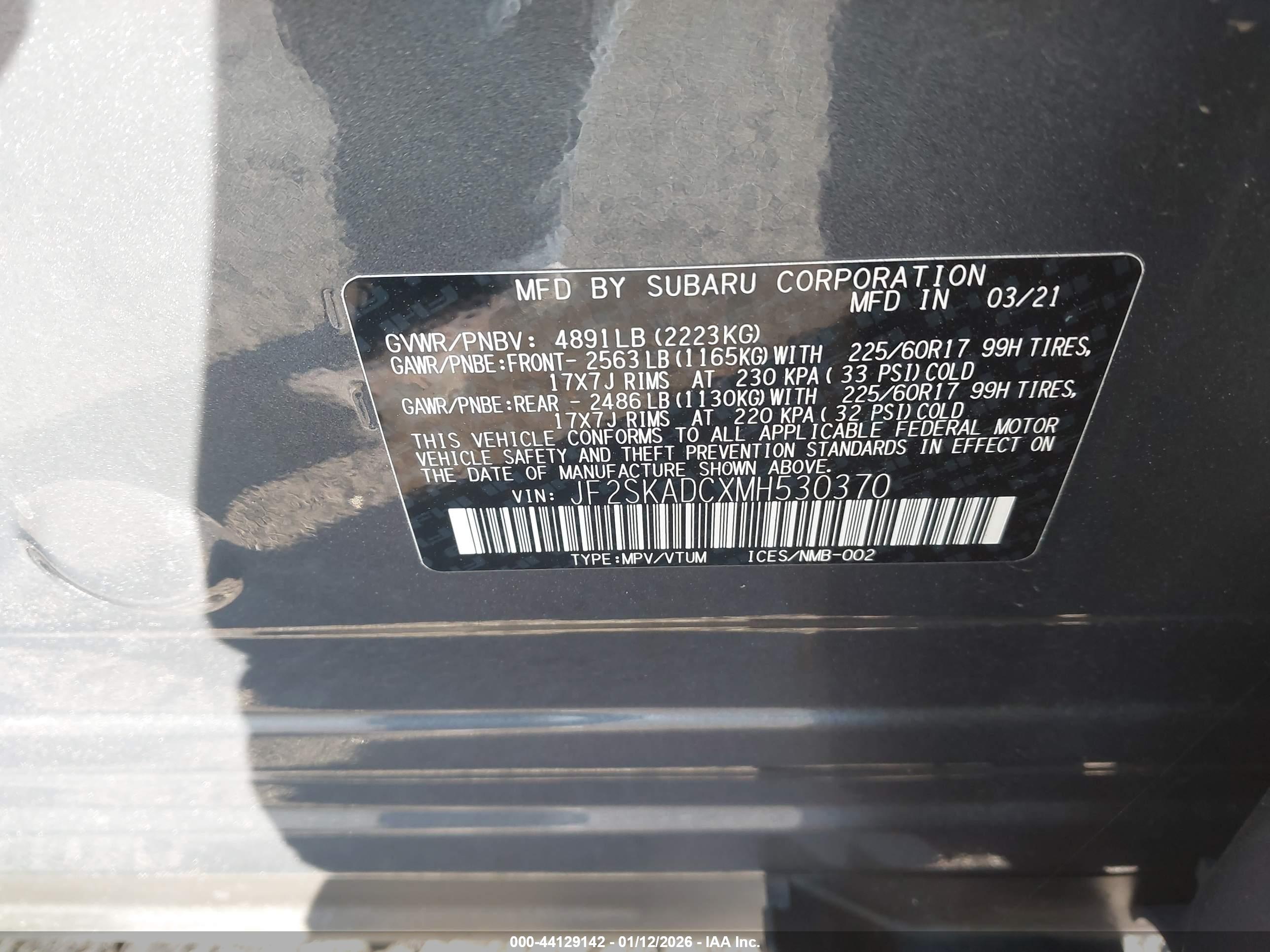 SUBARU FORESTER image 9