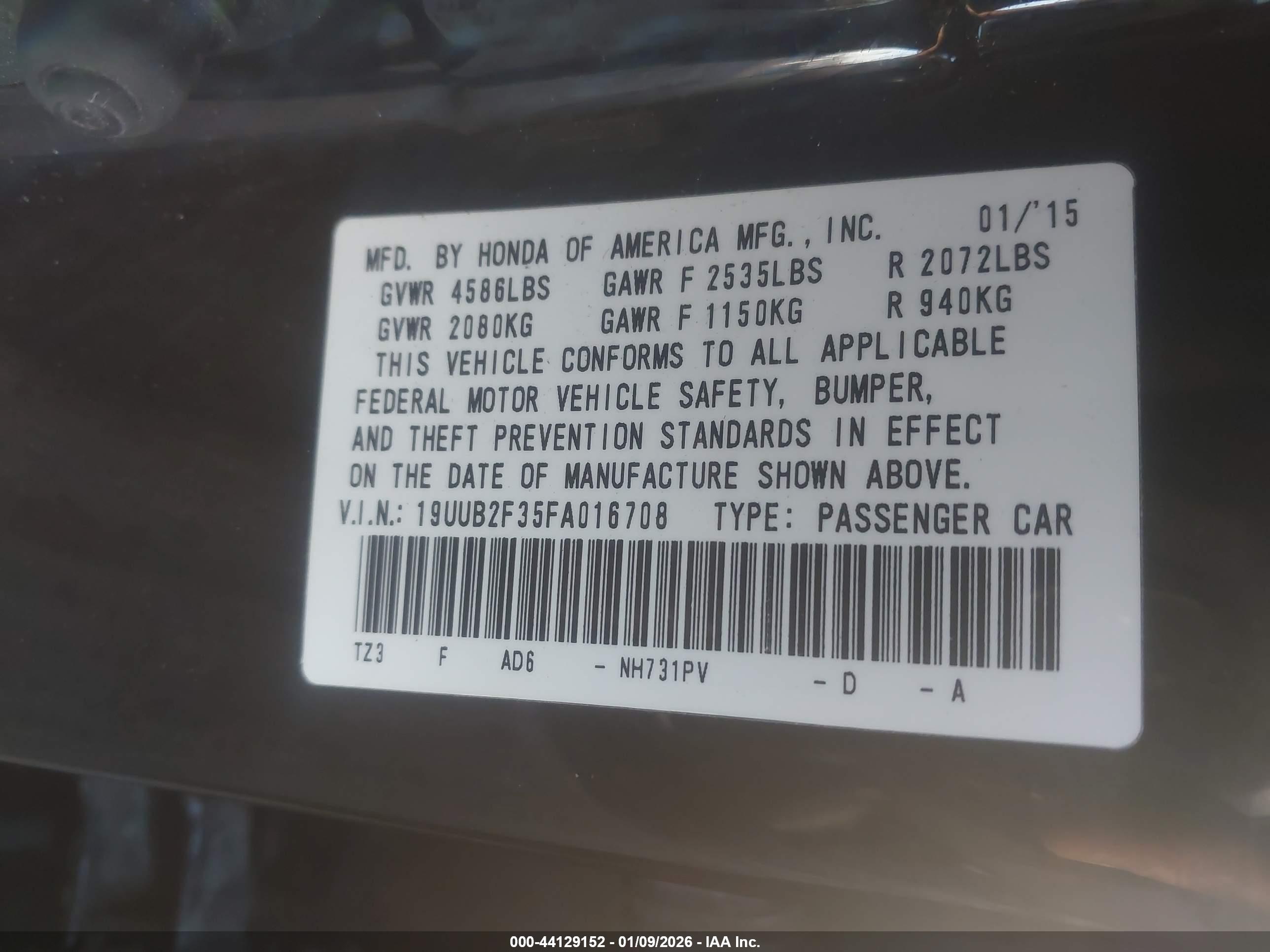 ACURA TLX image 9