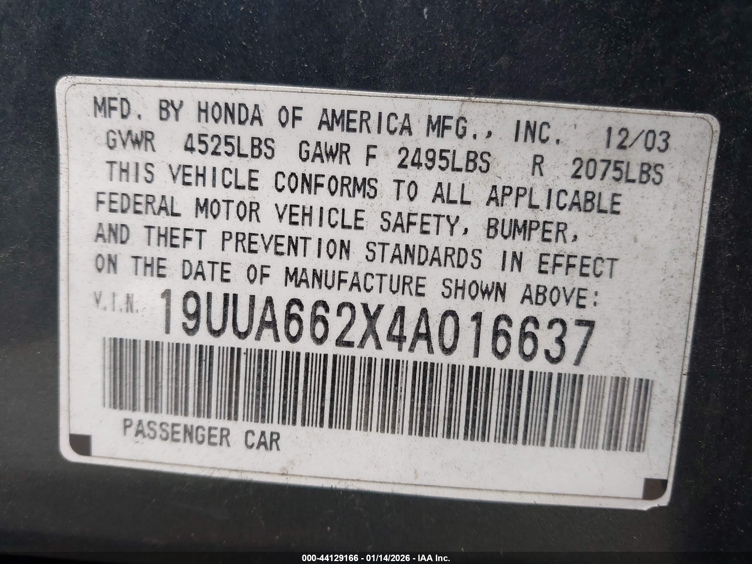 ACURA TL image 9