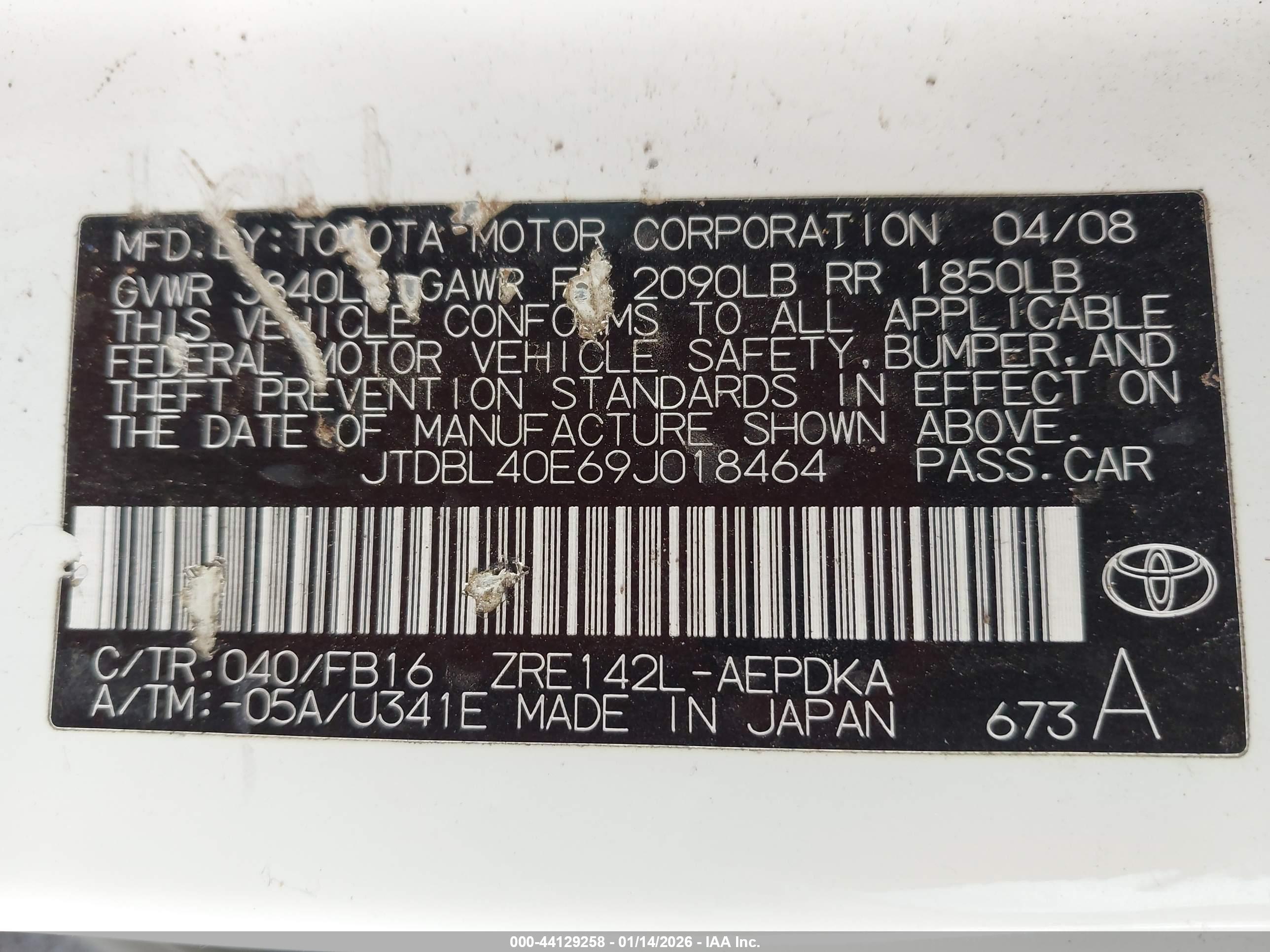 TOYOTA COROLLA image 9