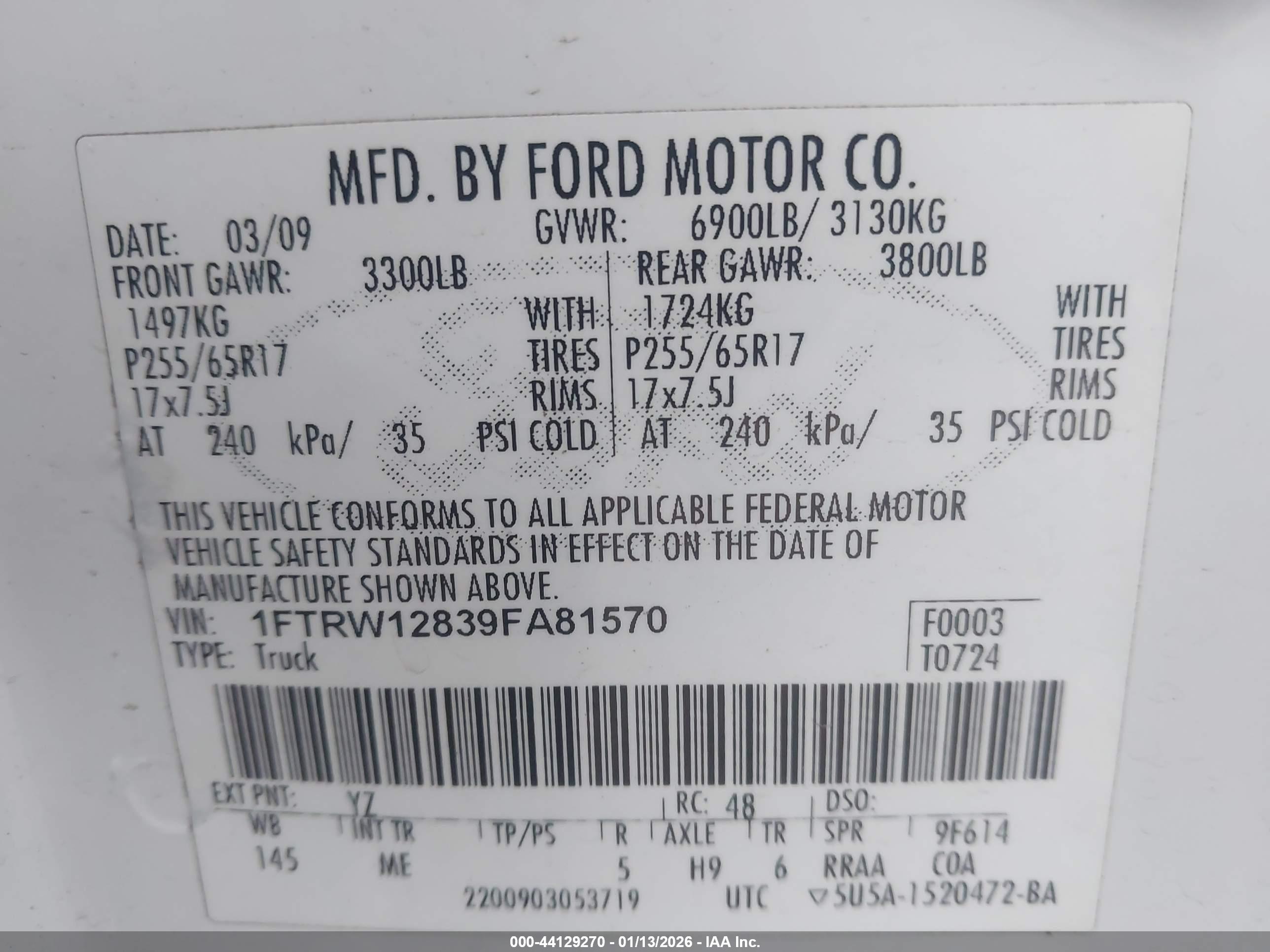 FORD F-150 image 9