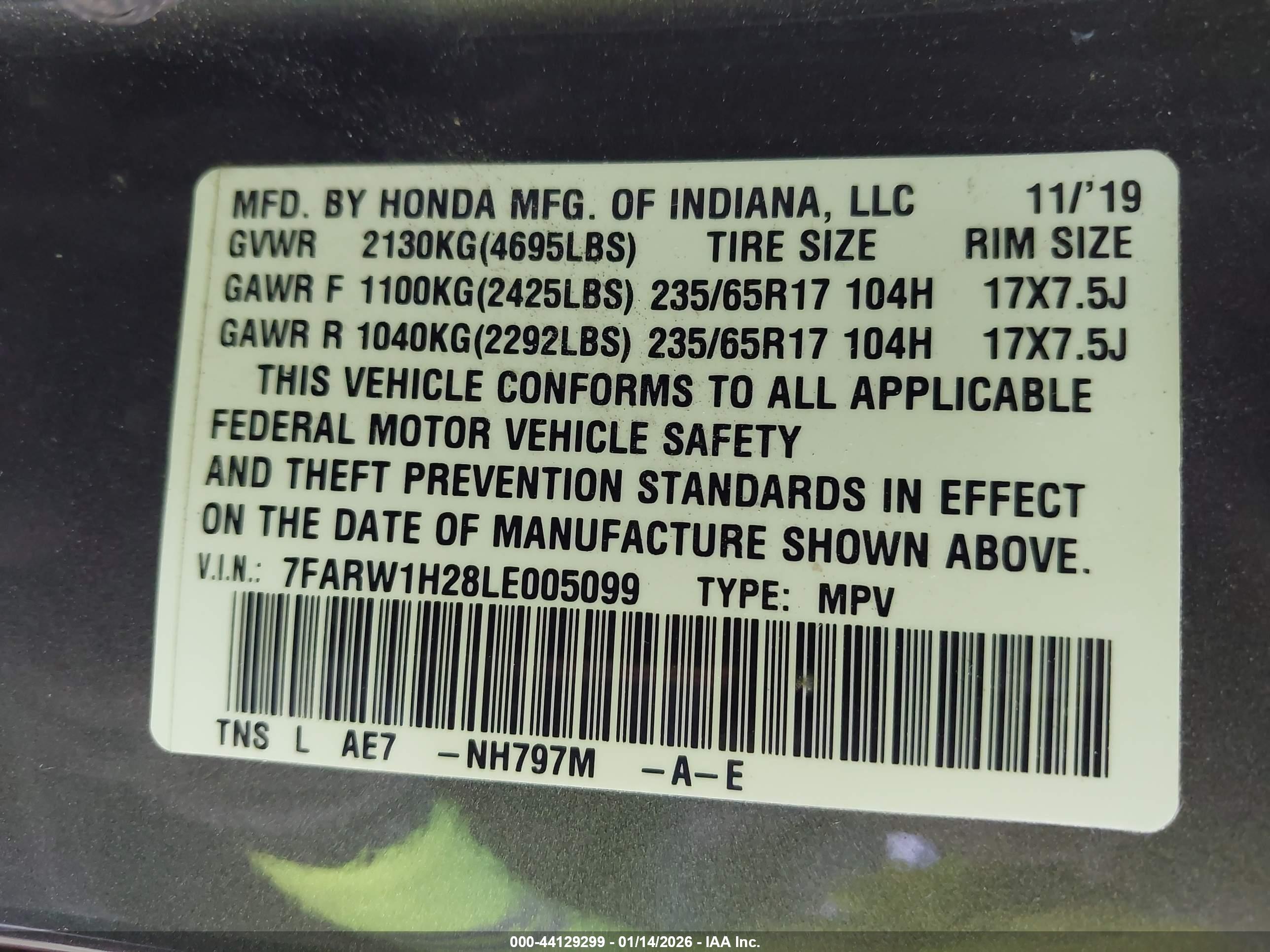 HONDA CR-V image 9