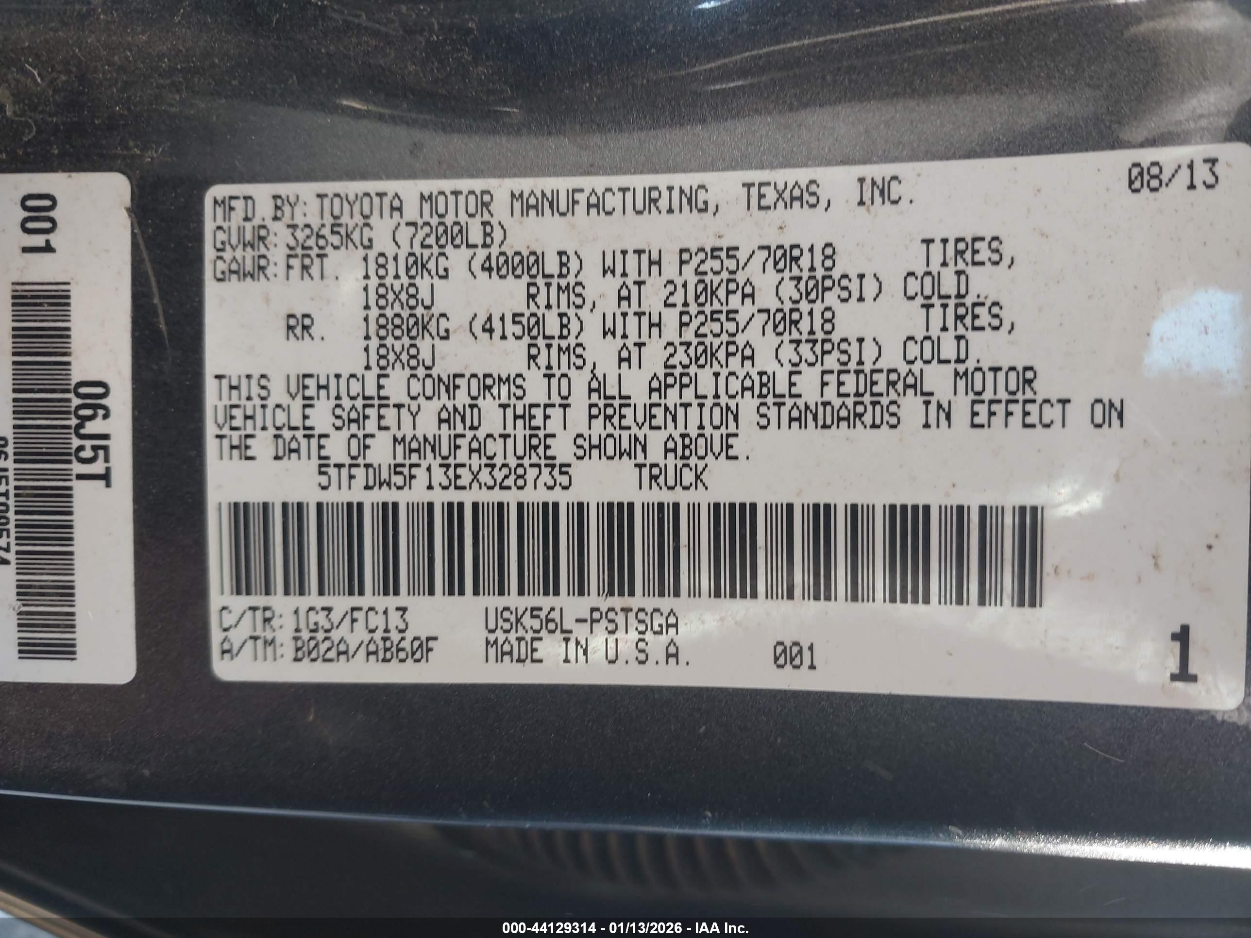 TOYOTA TUNDRA image 9