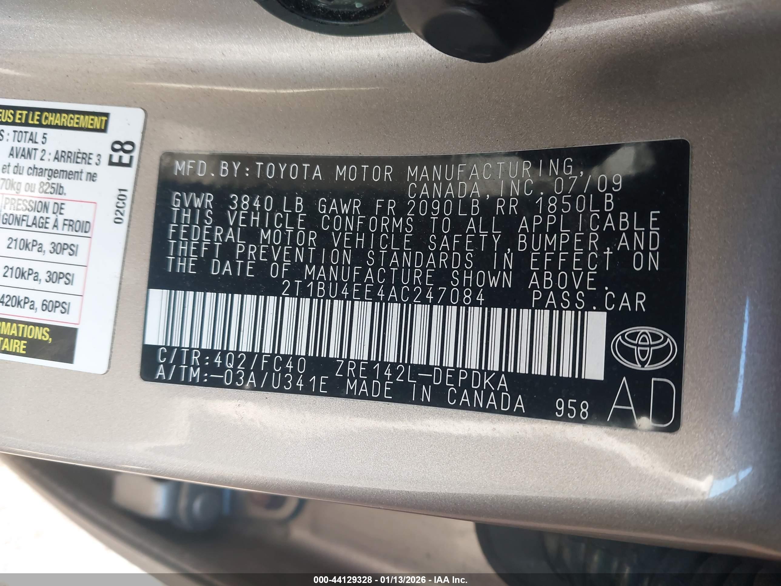 TOYOTA COROLLA image 9