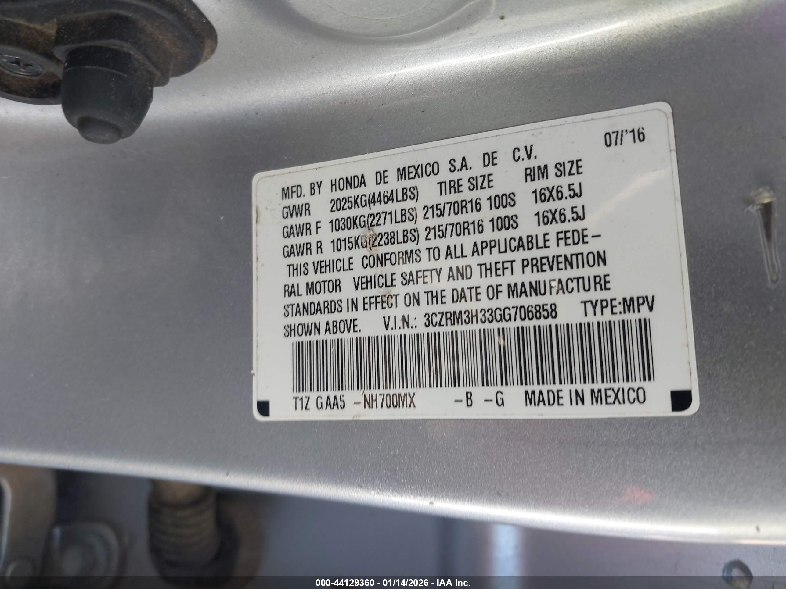 HONDA CR-V image 9