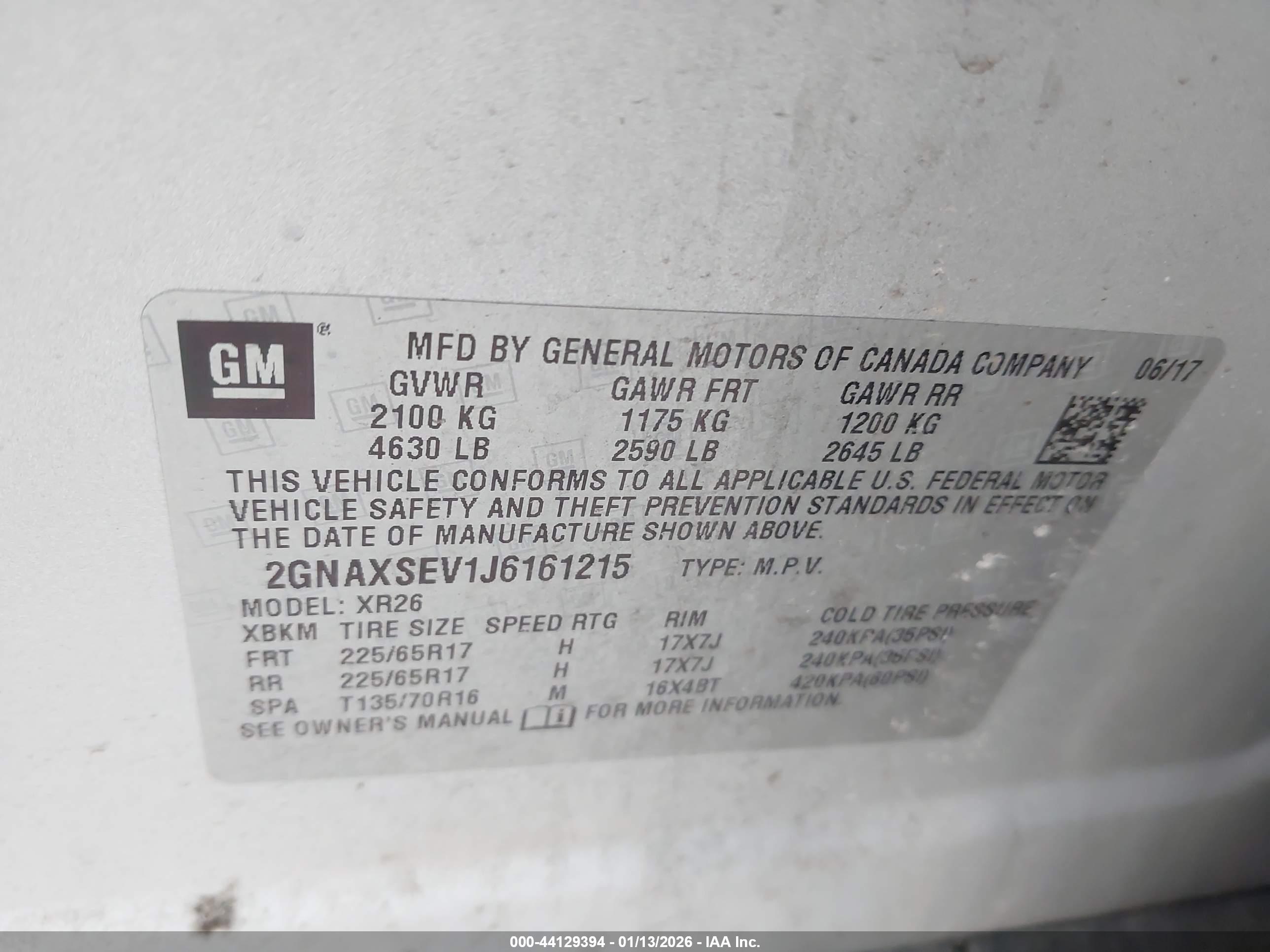 CHEVROLET EQUINOX image 9