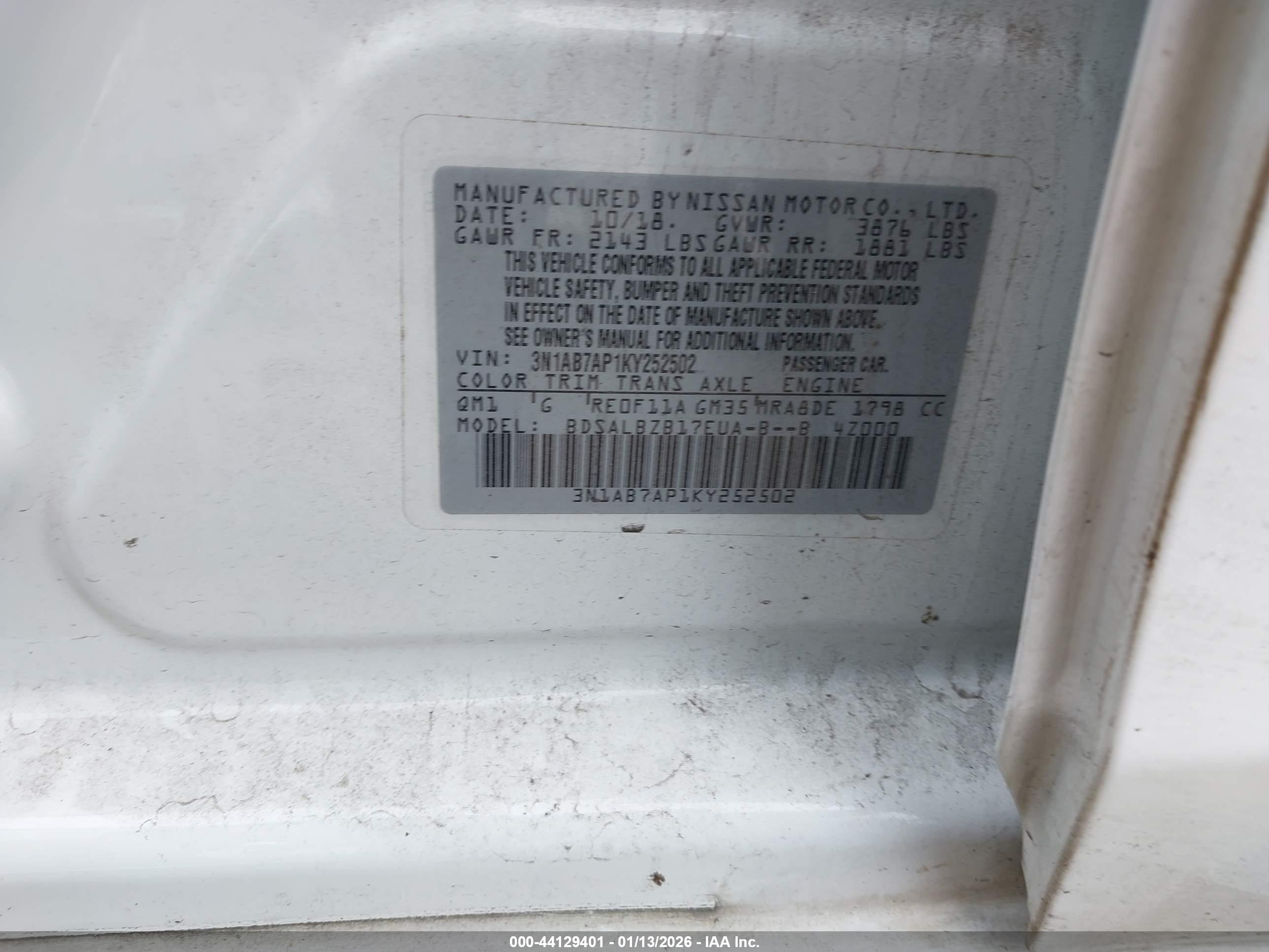 NISSAN SENTRA image 9