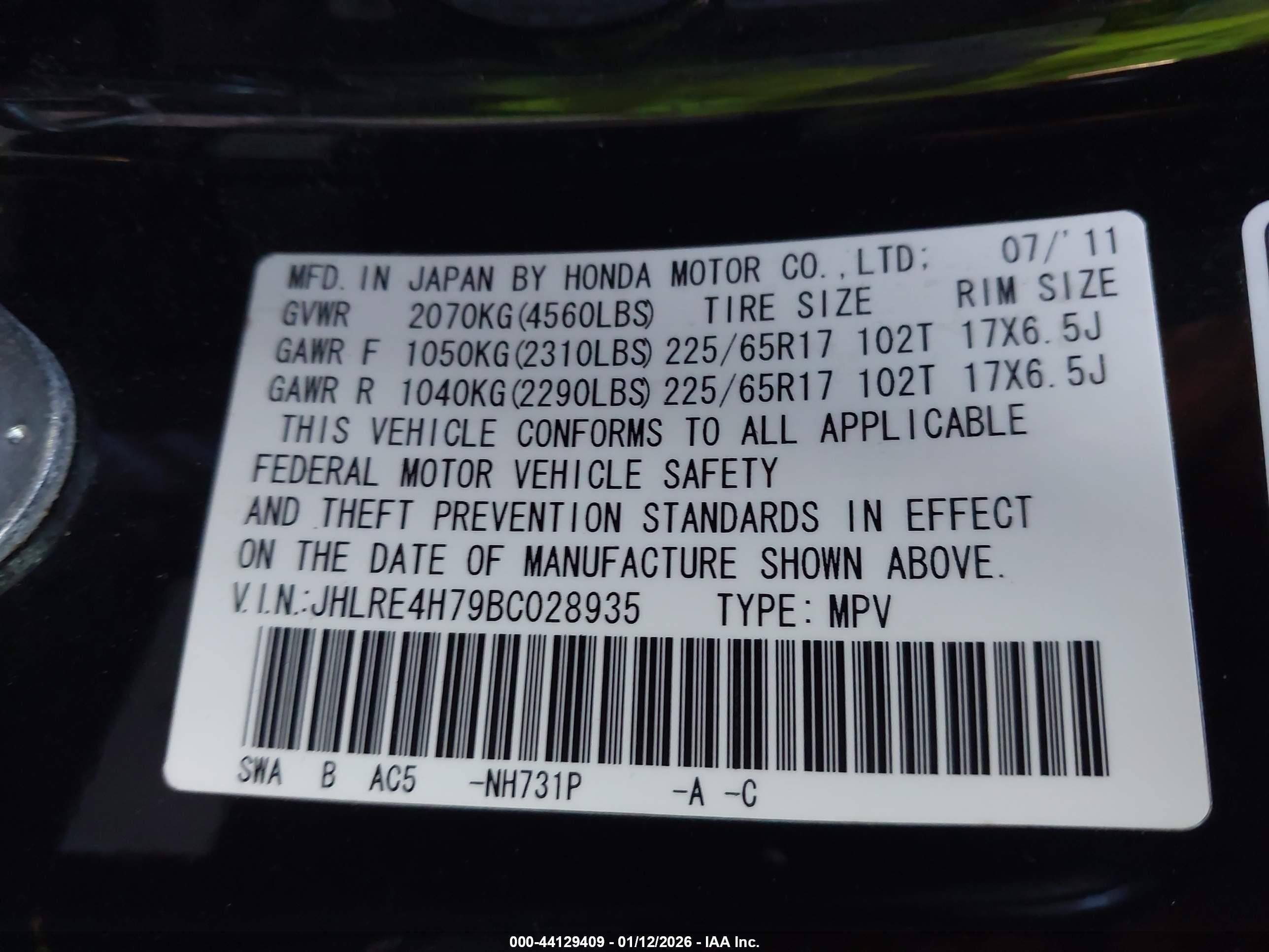 HONDA CR-V image 9
