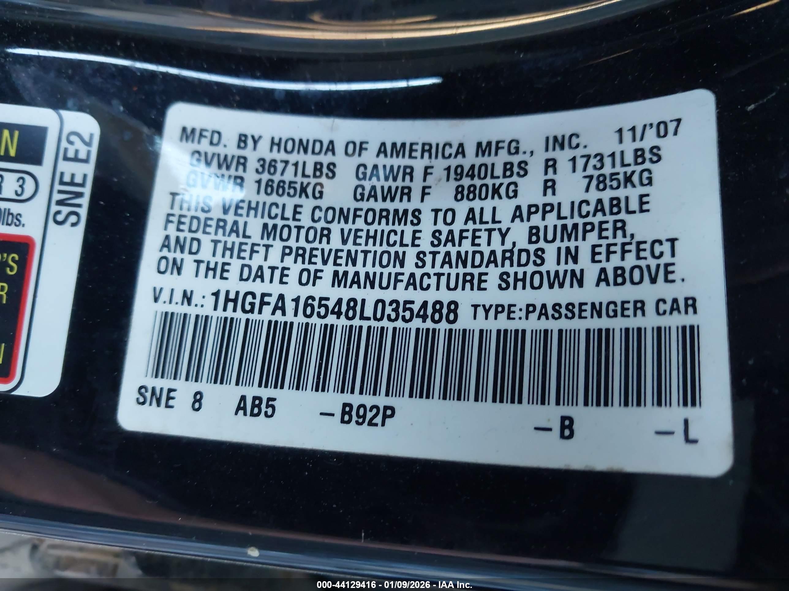 HONDA CIVIC image 9